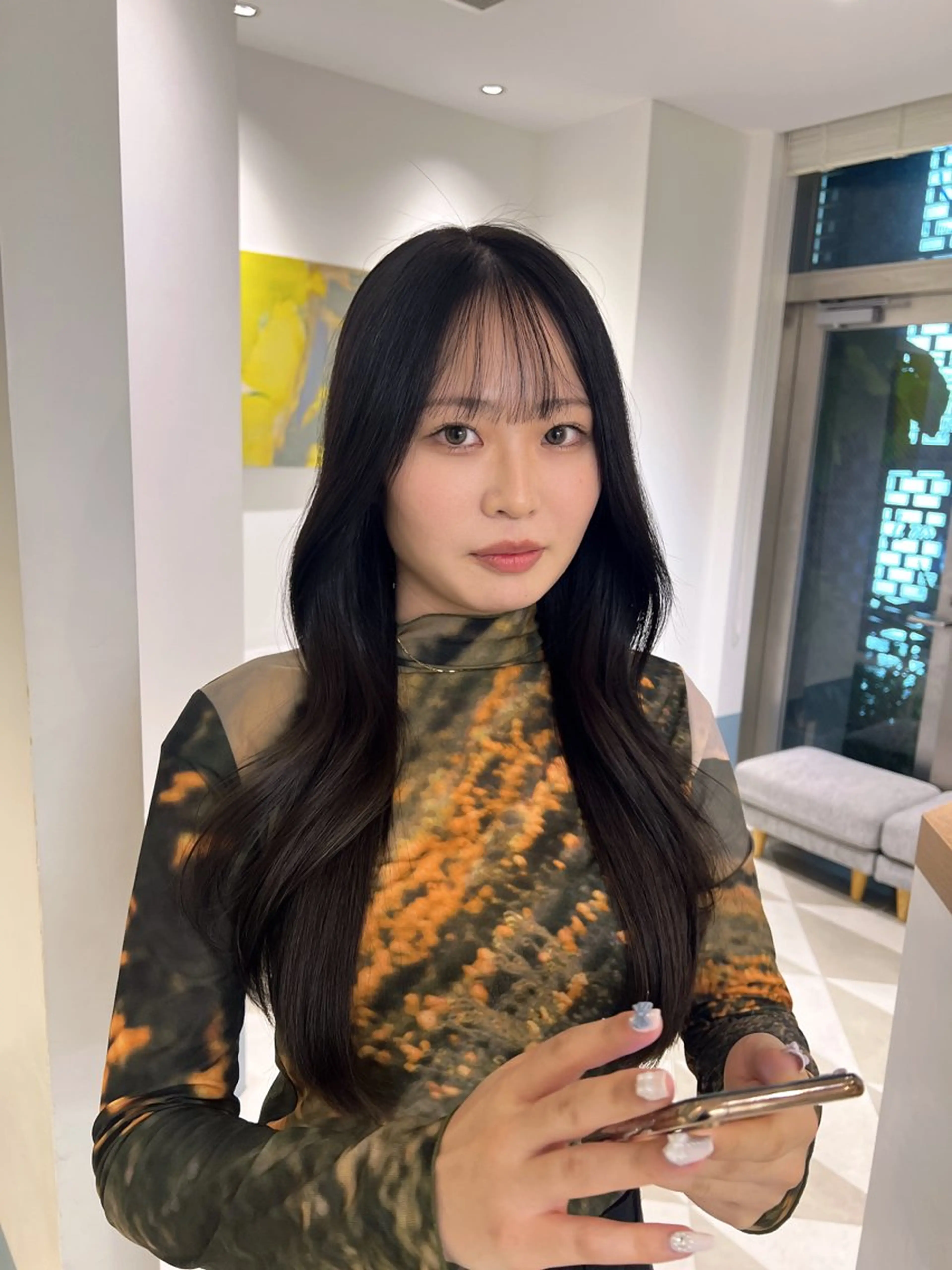 ロング ヘアカラー トリートメント L'EANE THE TOKYO所属・カット無料｜ 青山 ｜髪質改善のヘアスタイル