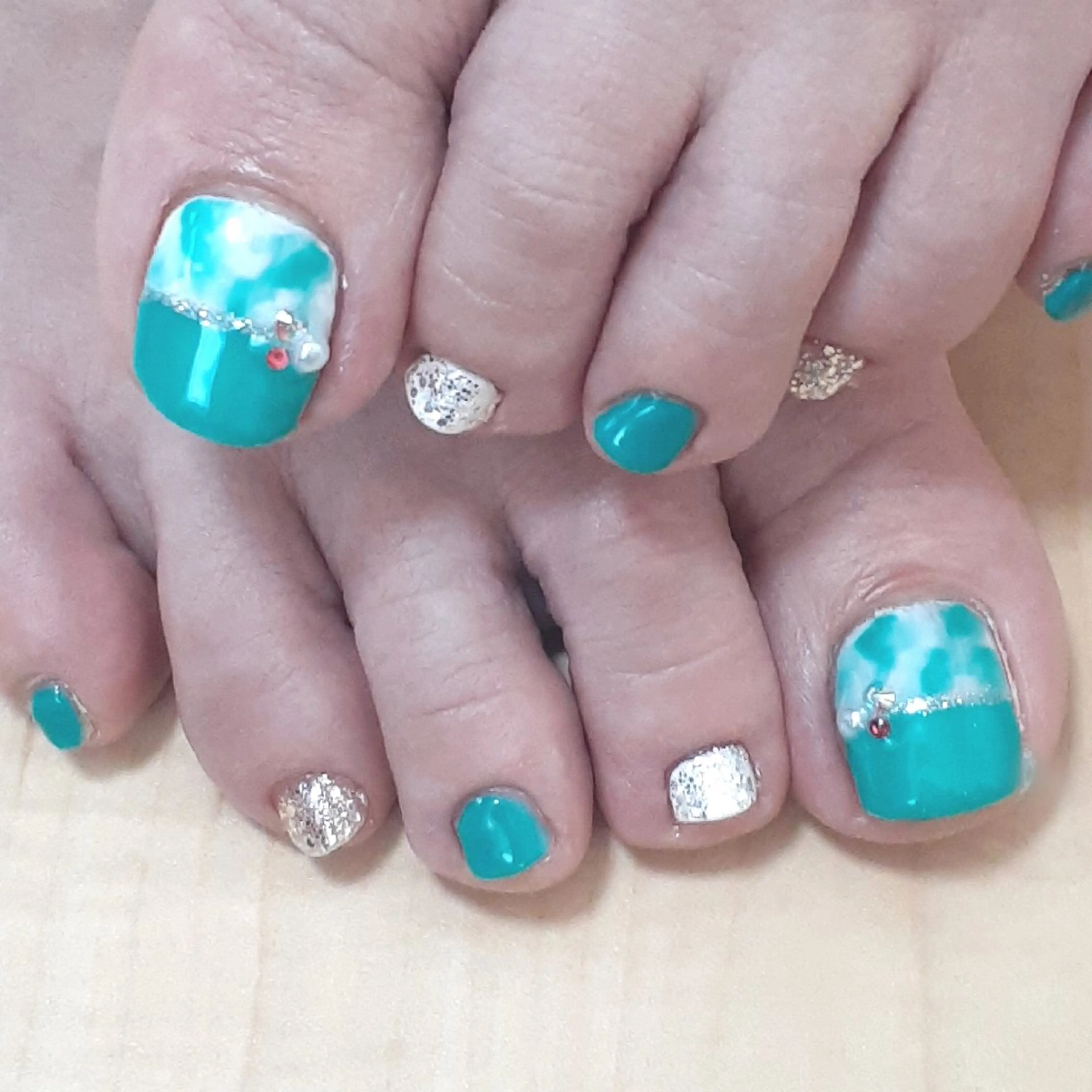 ネイル フットネイル フットネイル 池元 真由美のネイルデザイン