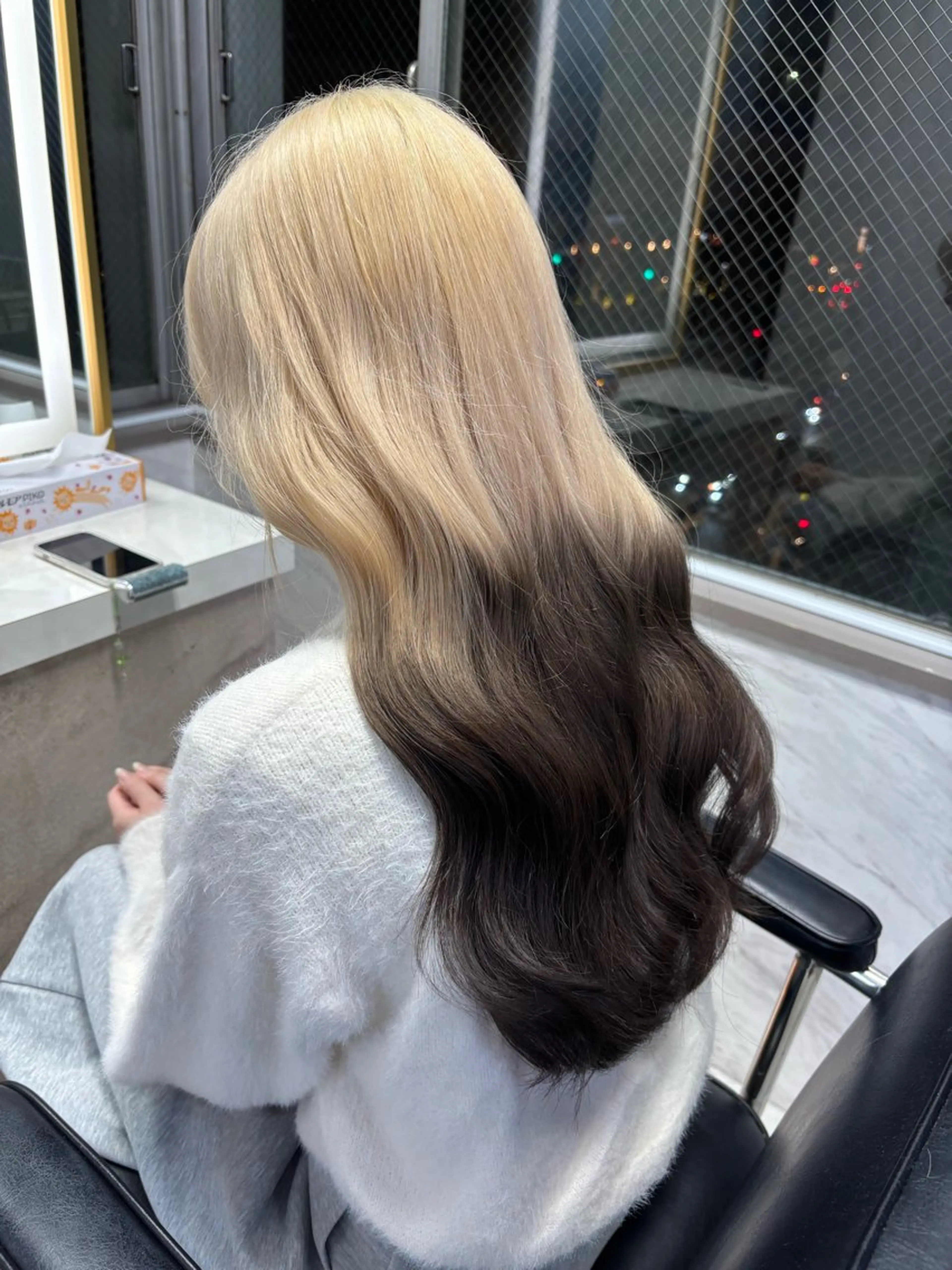 ダブルカラー(エンドカラー)+メンテナンスカット+トリートメントの写真