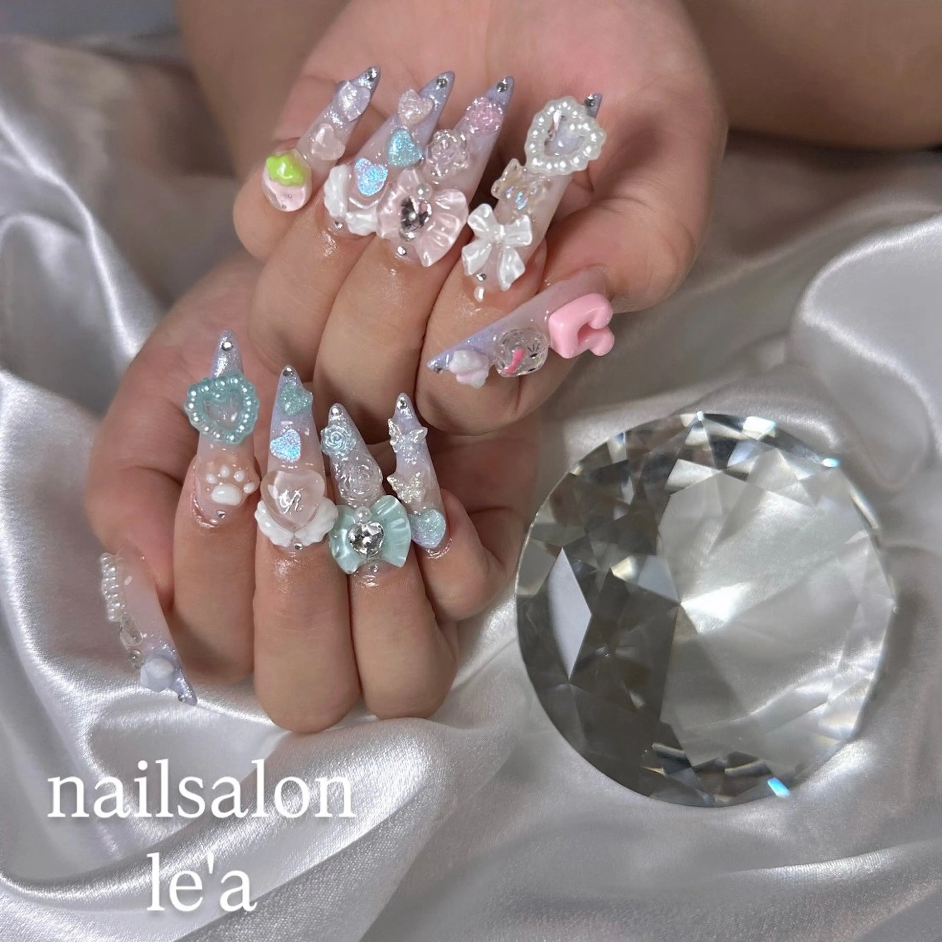 ネイル ハンドネイル nailsalon le'aのネイルデザイン