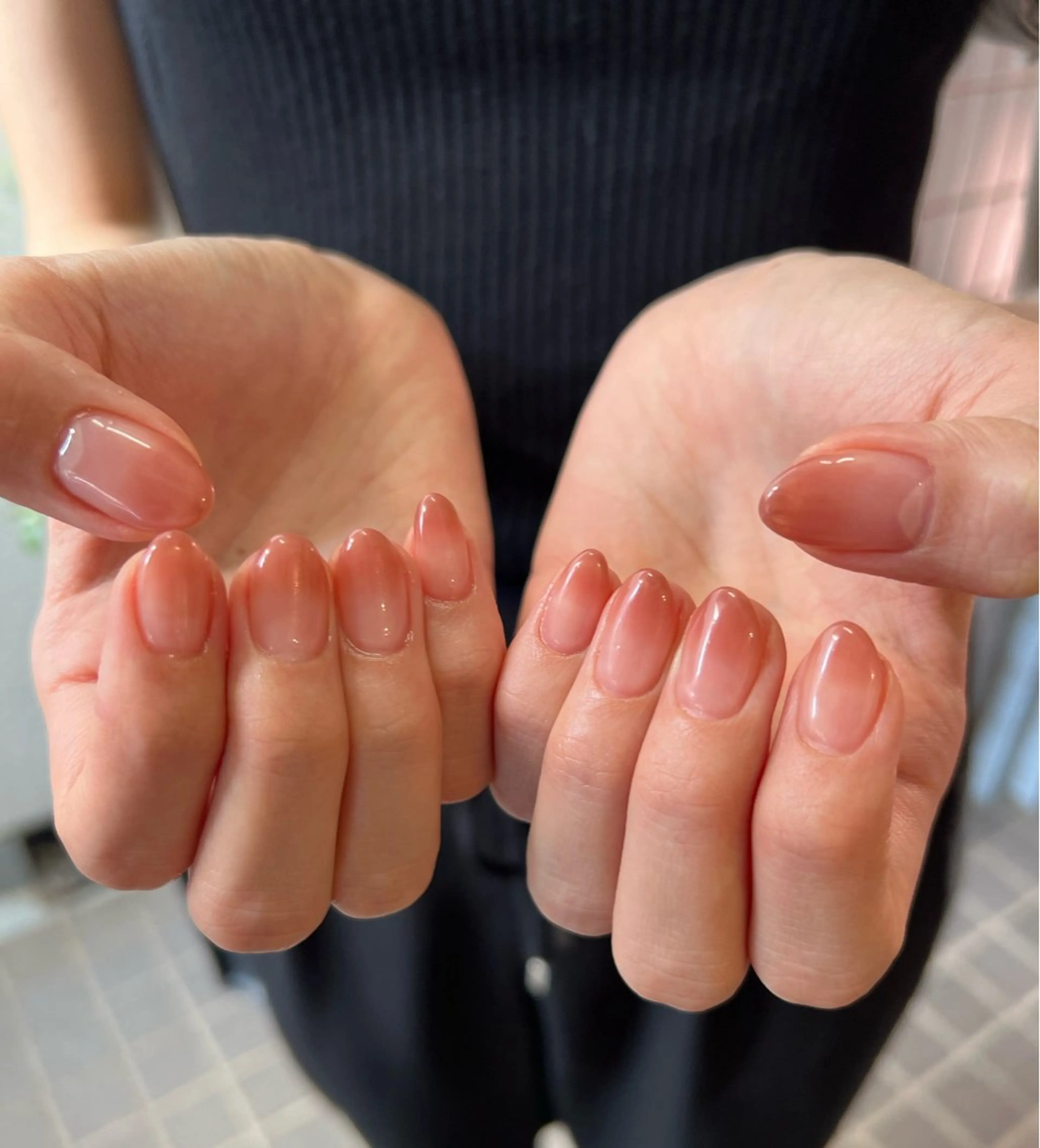 メンズ ネイル ブラウン ハンドネイル ヘアメイクネイリスト 💄💅hidemiのヘアスタイル