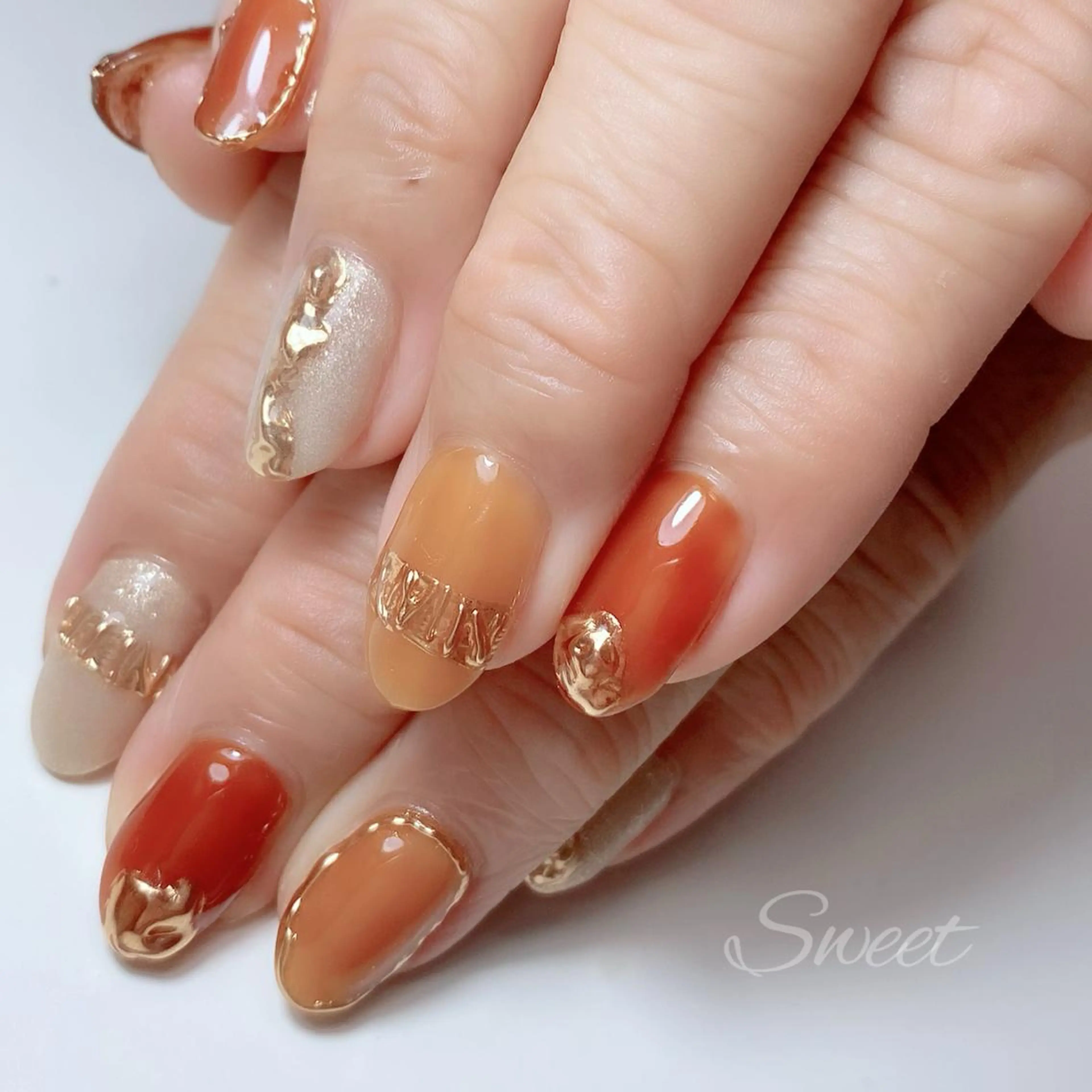 ネイル ハンドネイル sweet 仲野陽子のネイルデザイン