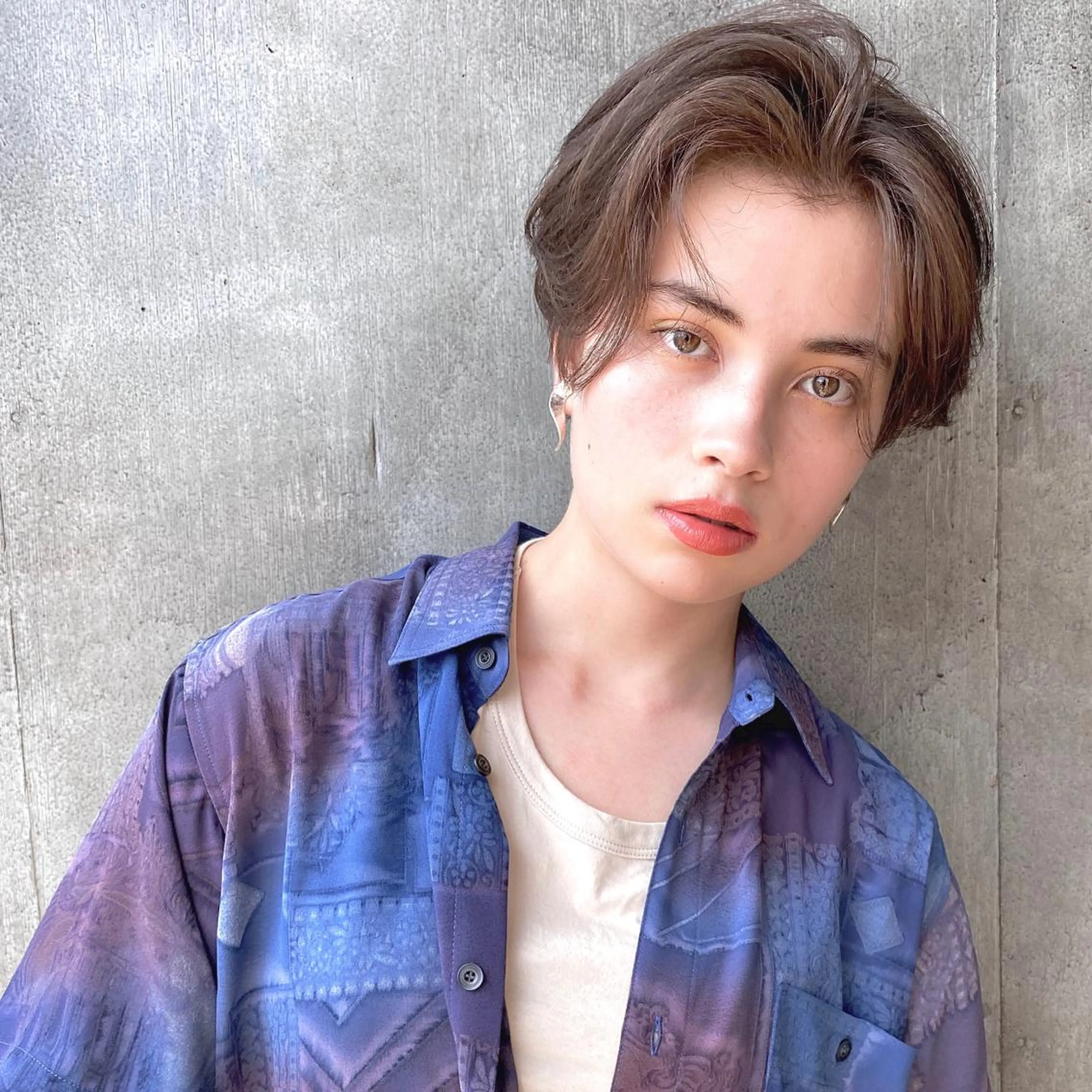 ショート カラー パーマ ヘアアレンジ カット ヘアカラー トリートメント ヘッドスパ 【ダメージレス施術】 【透明感】北村 拓也のヘアスタイル