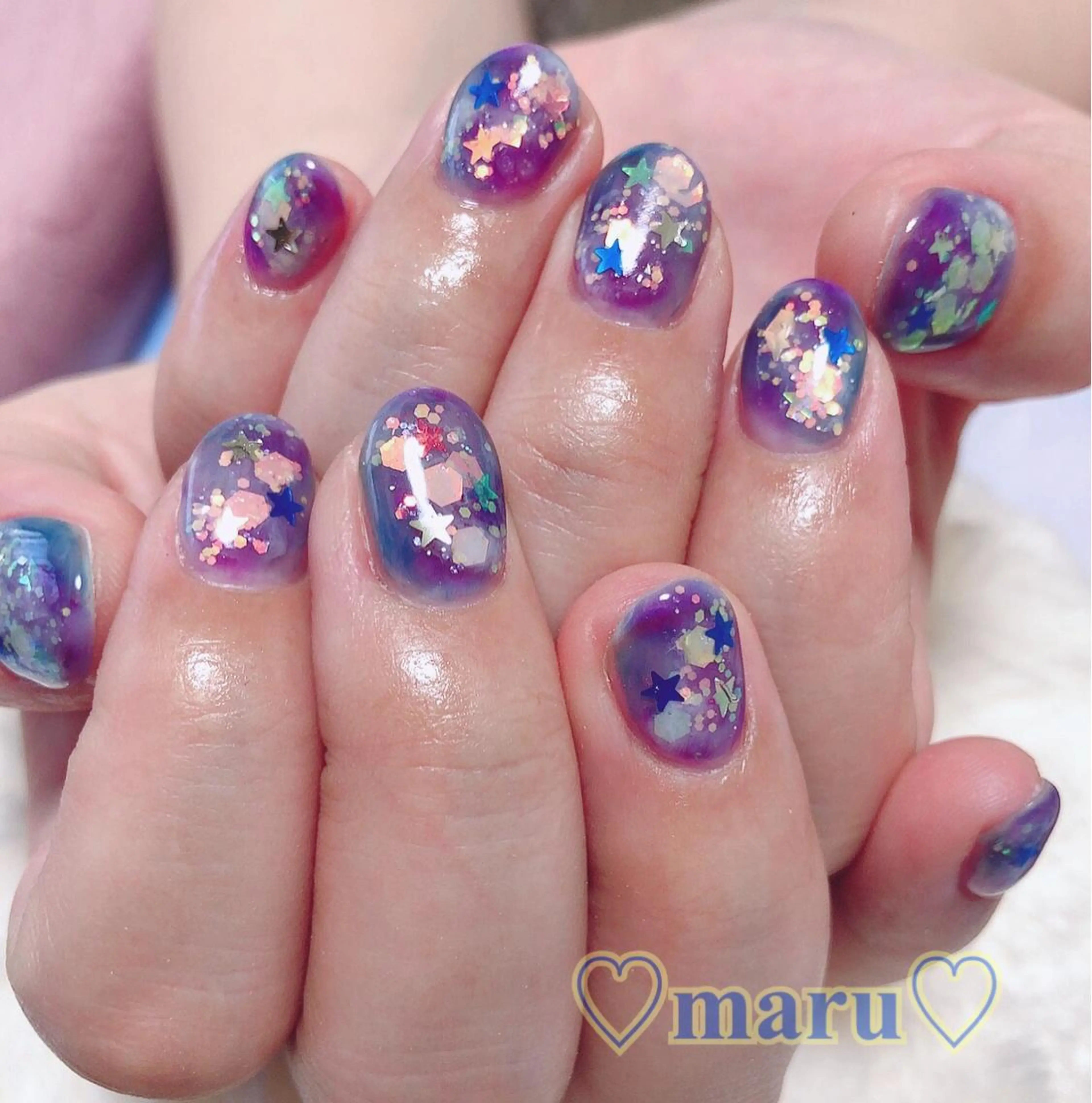 ネイル ハンドネイル フットネイル まるみ ♡のネイルデザイン