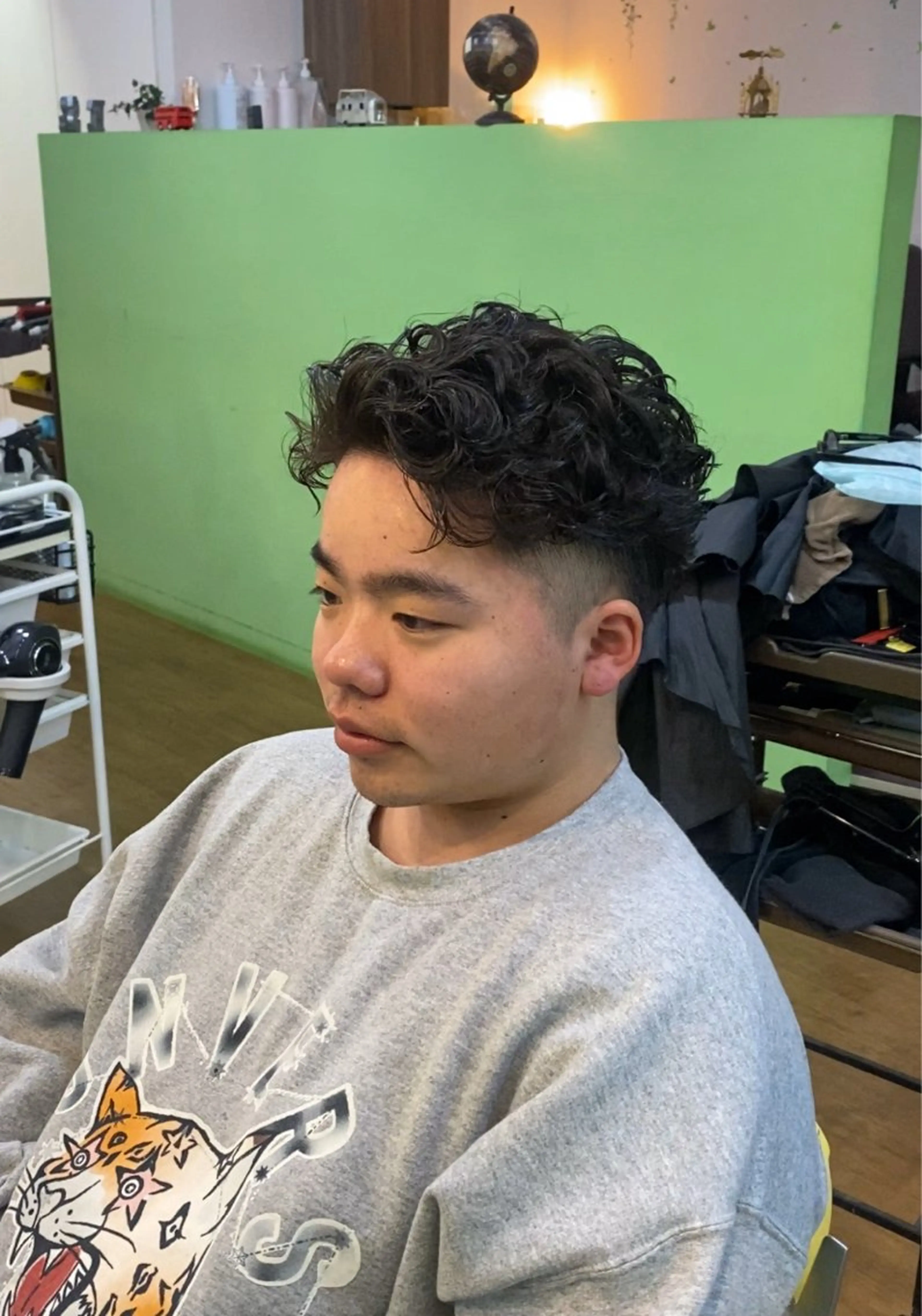 パーマ ヘアアレンジ メンズ カット 🌱エシカル🌱 松原大将のヘアスタイル