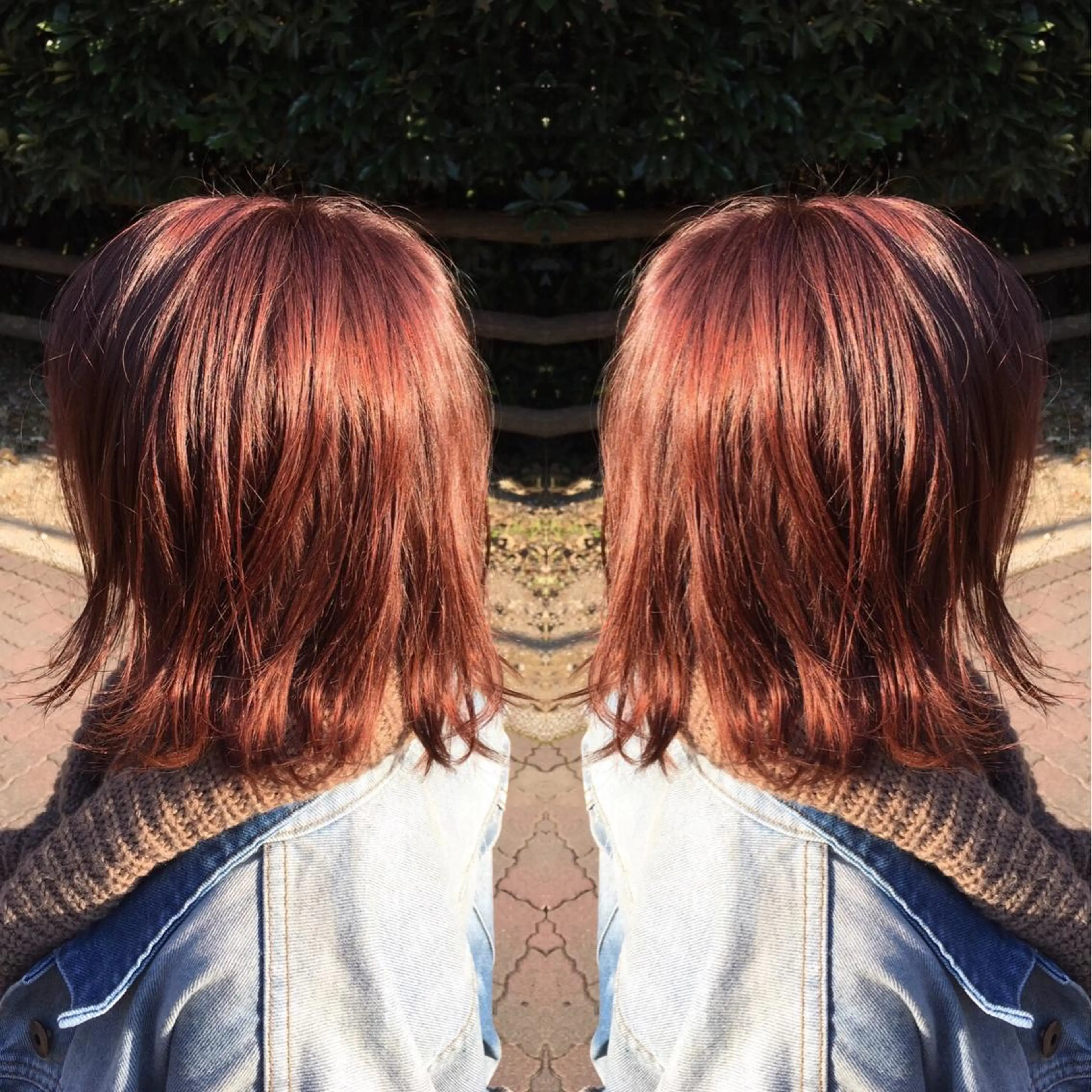 ミディアム カラー 🐝肥田 しょーと🐝のヘアスタイル