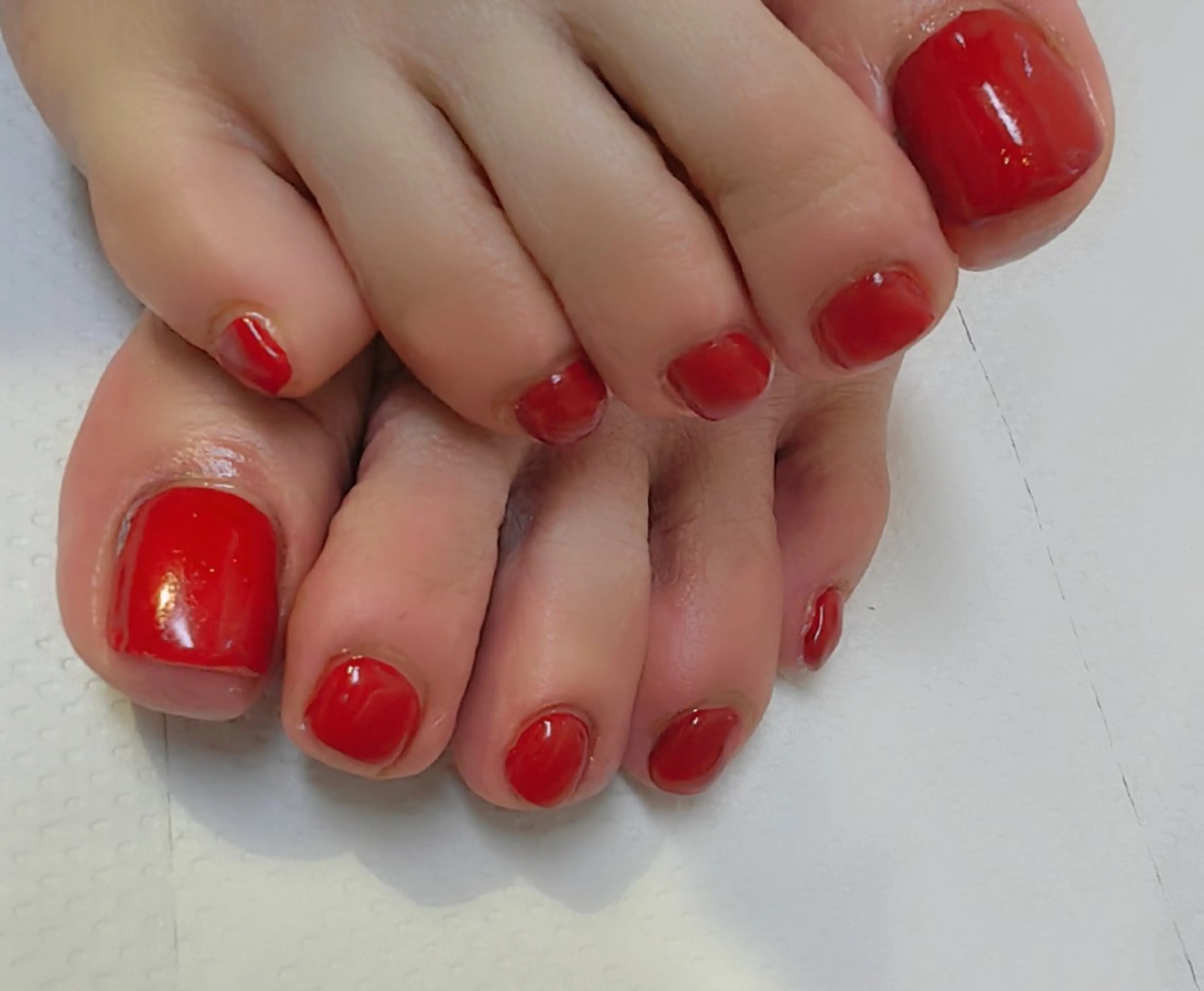 オフなし 巻き爪ケア、ワンカラー付きの写真