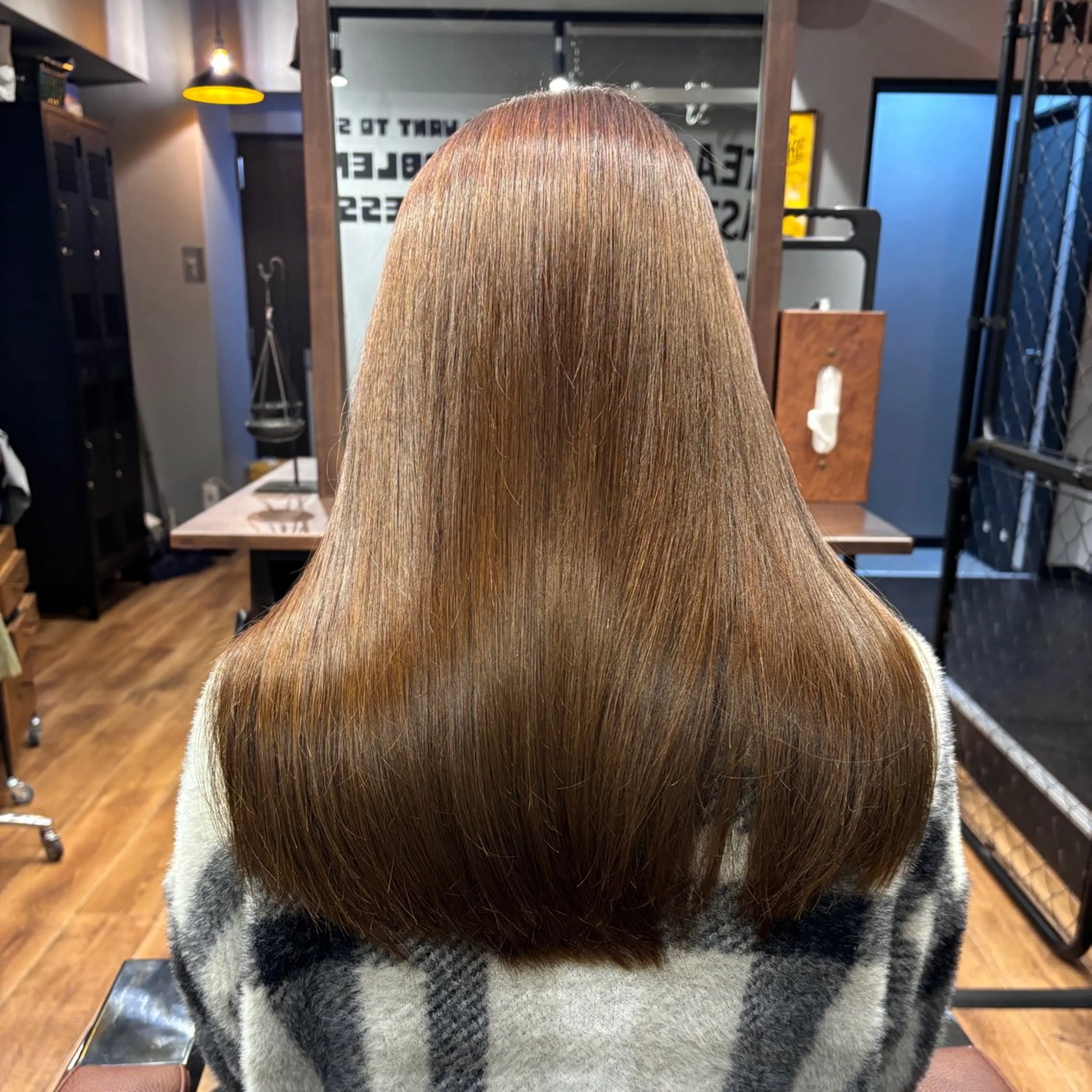 ロング カット ヘアカラー トリートメント 🎀入谷、鶯谷🎀 ULTOWAババのヘアスタイル