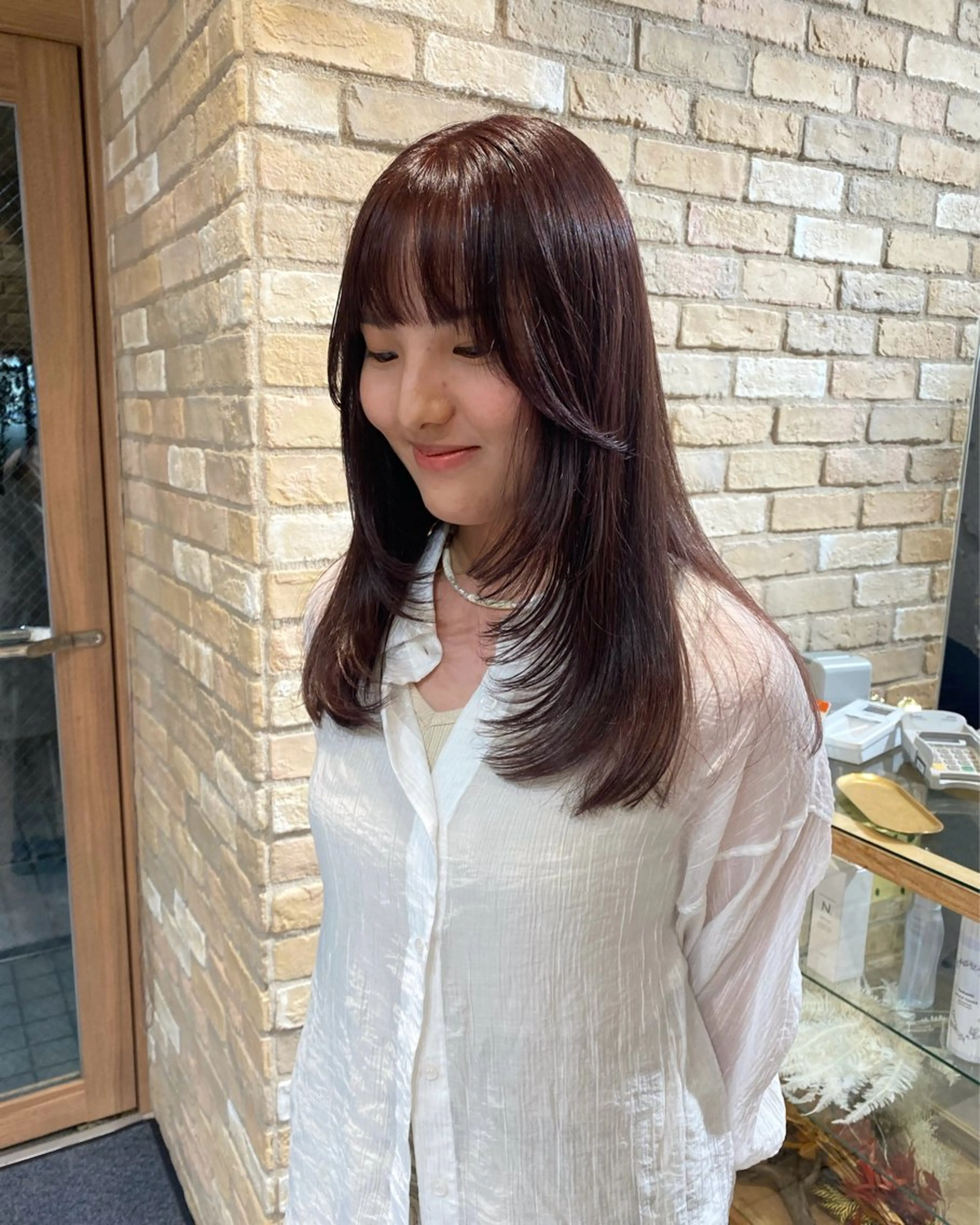 ロング ワンカールで盛れる レイヤー🎀Macoのヘアスタイル