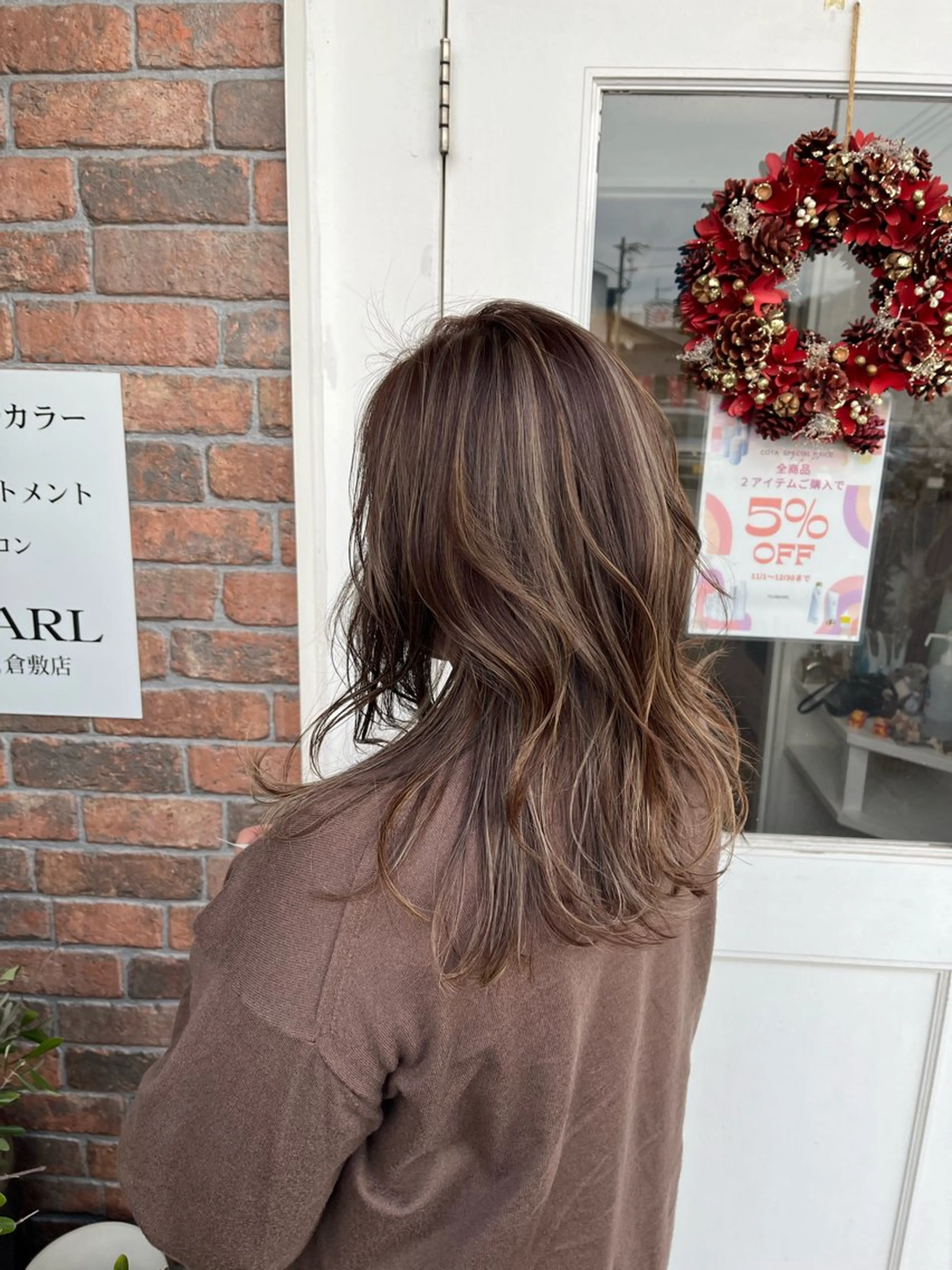 ロング カラー ハイライトカラー ハイライト カット ヘアカラー トリートメント YUIMARL 倉敷店🌸SAEのヘアスタイル