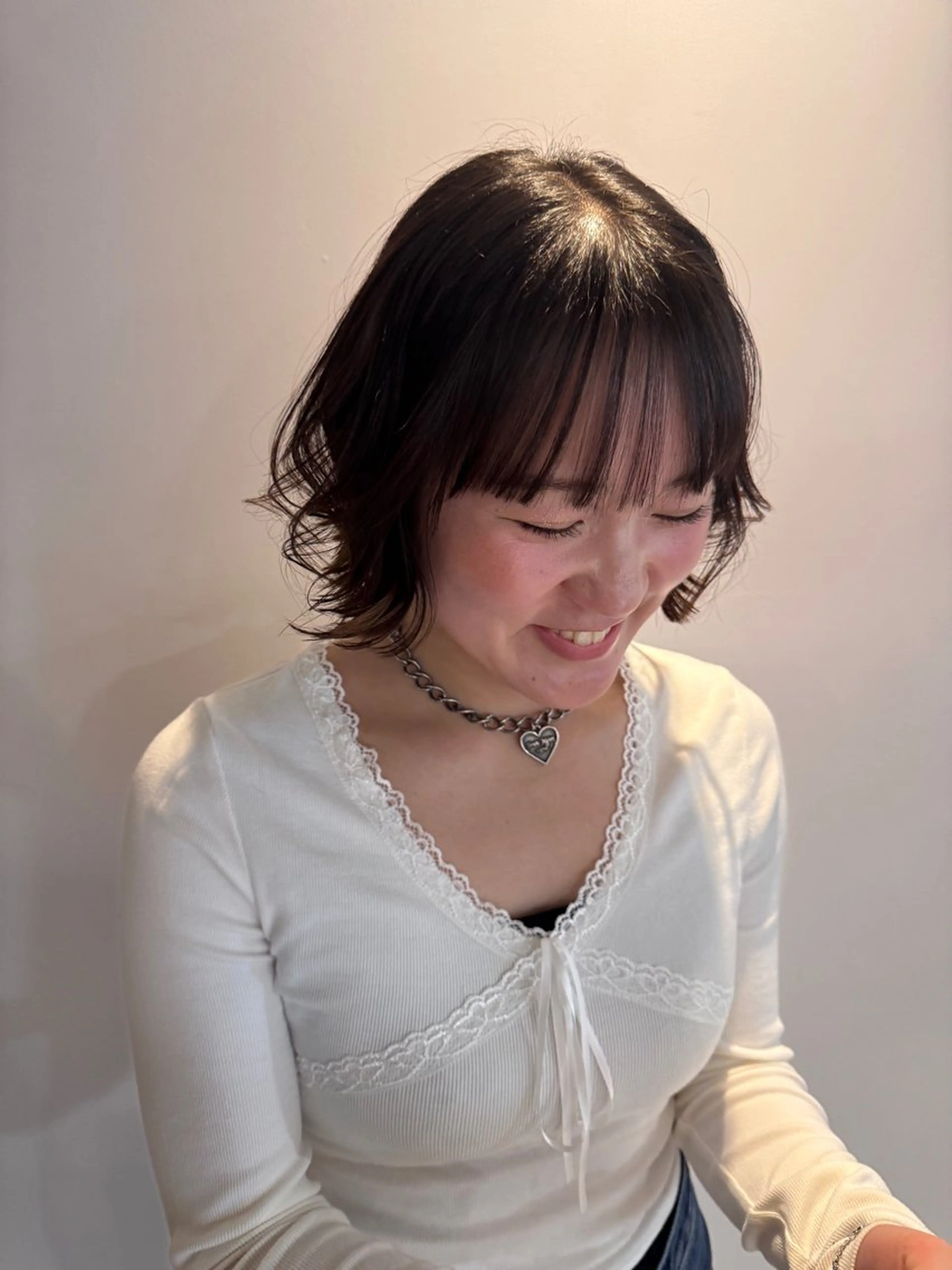 ミディアム saki/Insta fleur_sakiのヘアスタイル