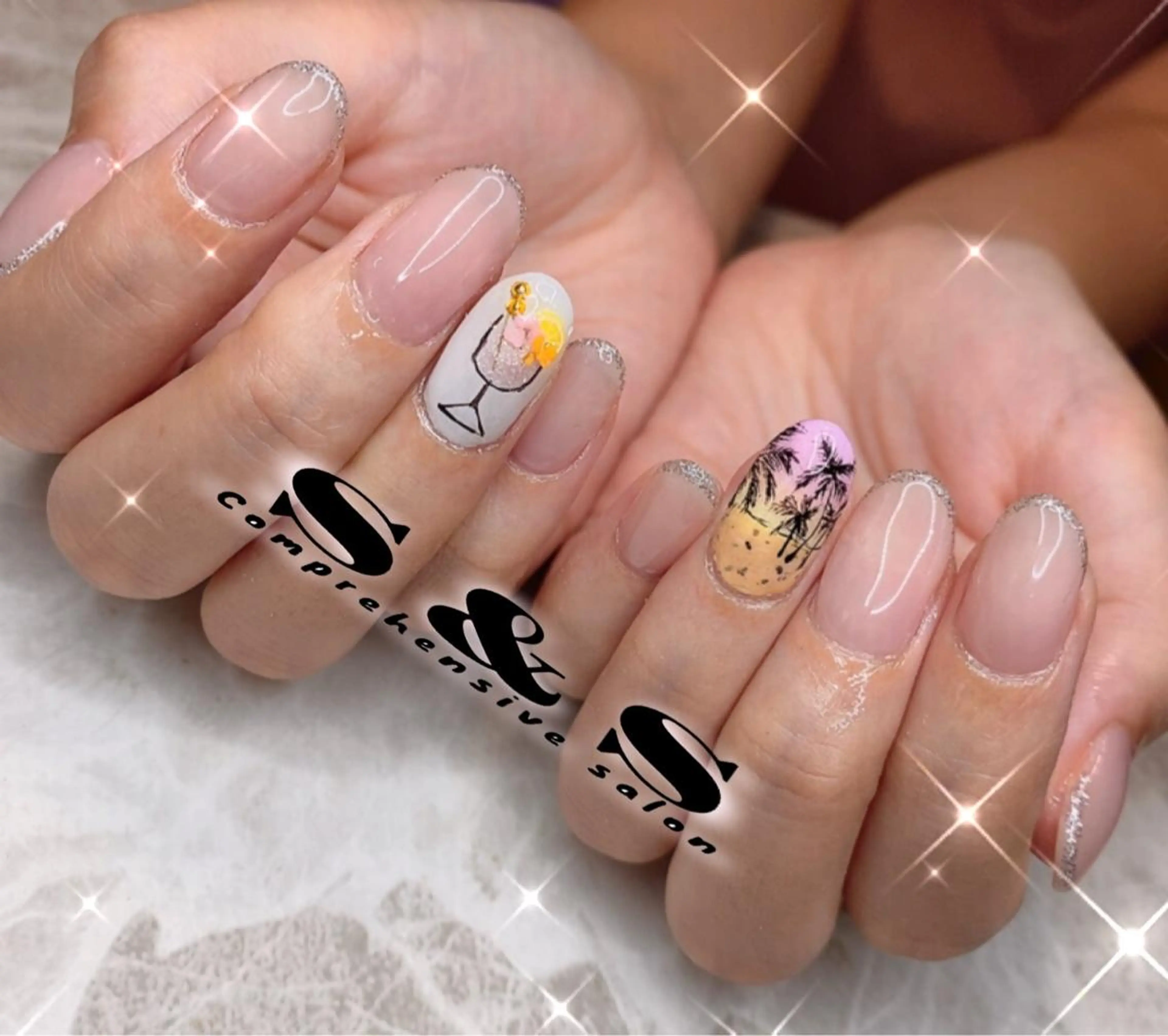 ネイル 長さ出し メンズネイル 持ち込み スカルプネイル S&S 村田小百合のネイルデザイン