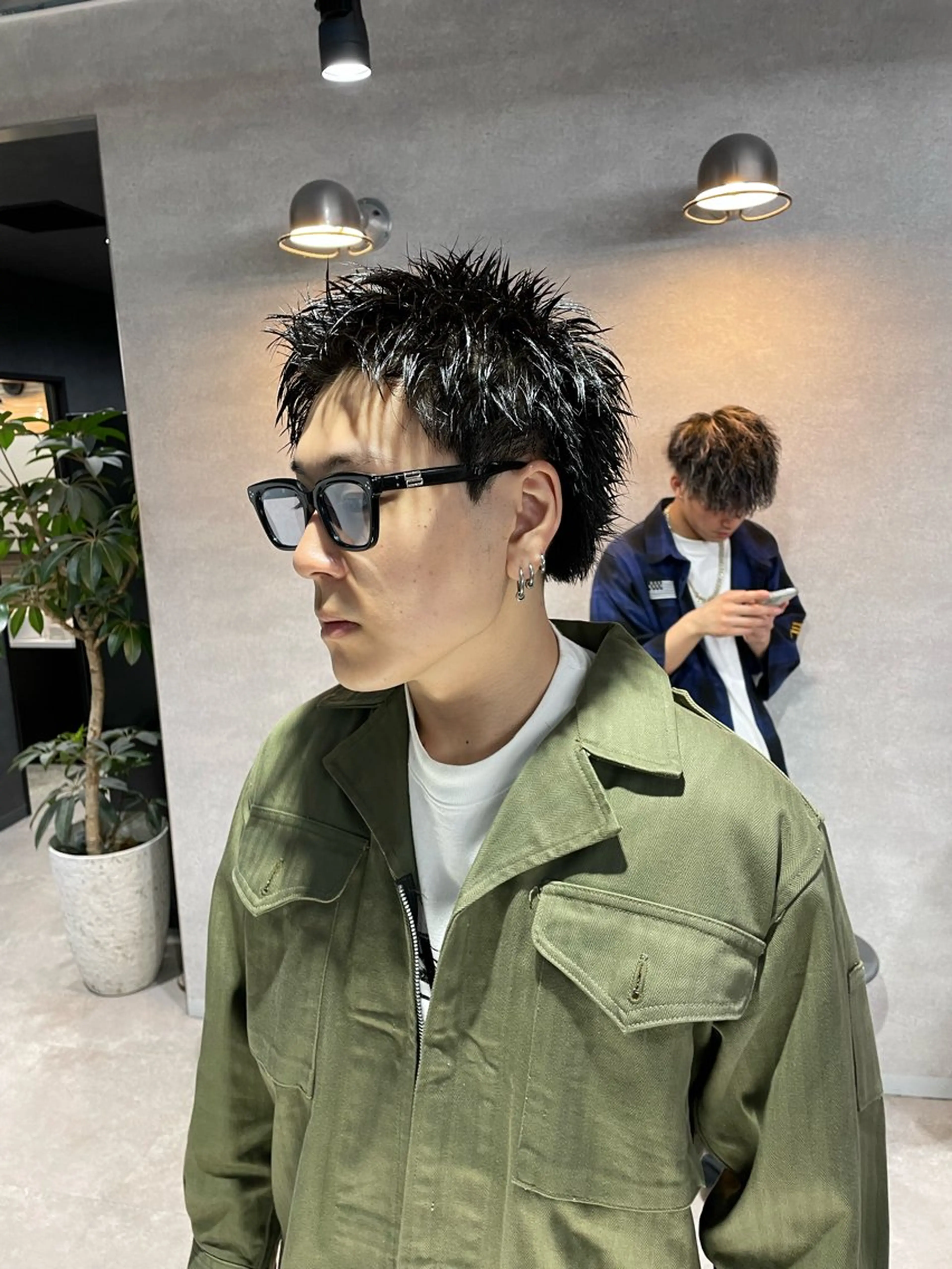 ショート メンズ スパイキーショート ショートヘア カット 垢抜けハイトーン☀／ 笑顔の美容師／しゅんのヘアスタイル