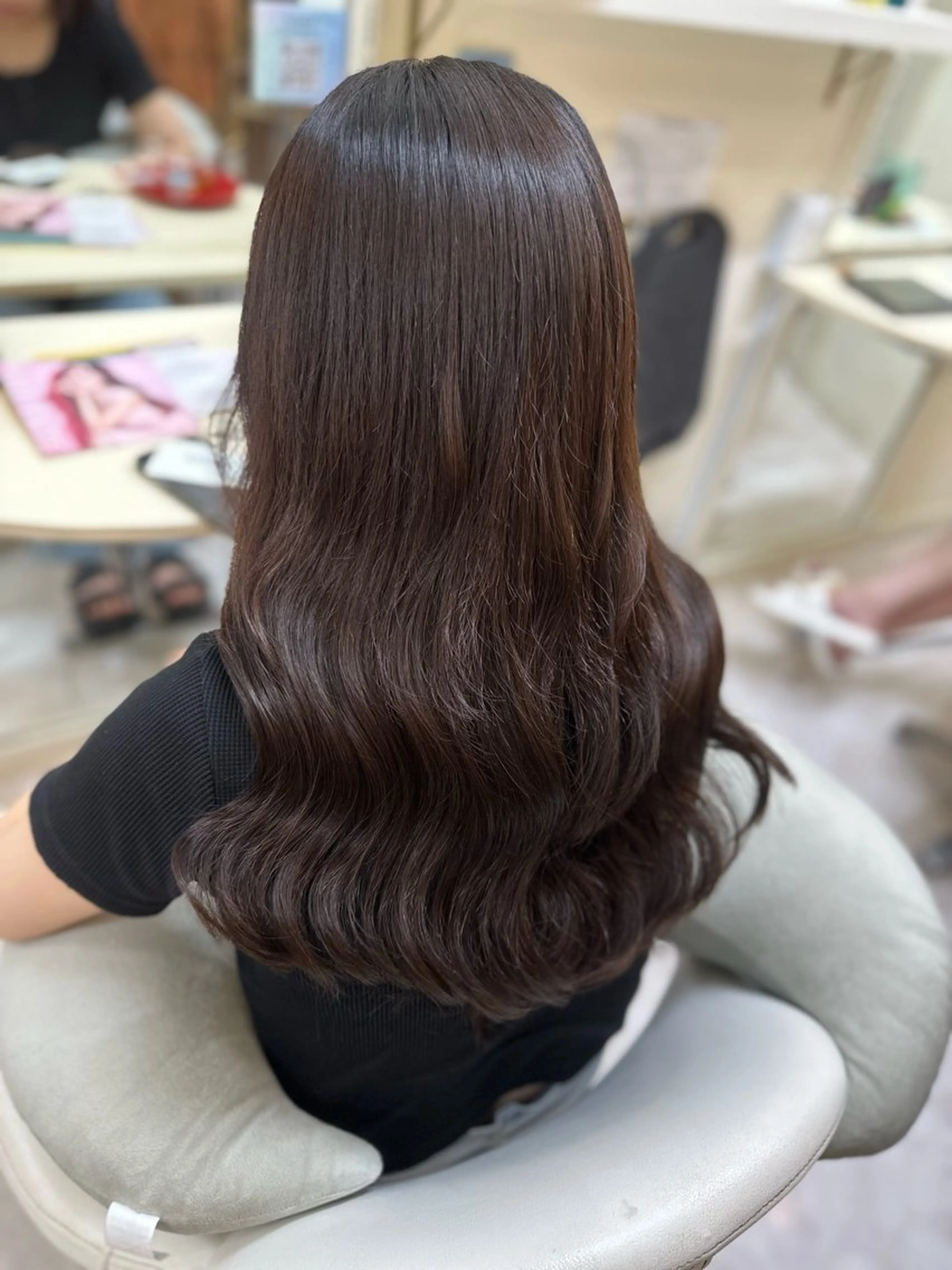 セミロング エクステ プルエク/clana ♡marinのヘアスタイル