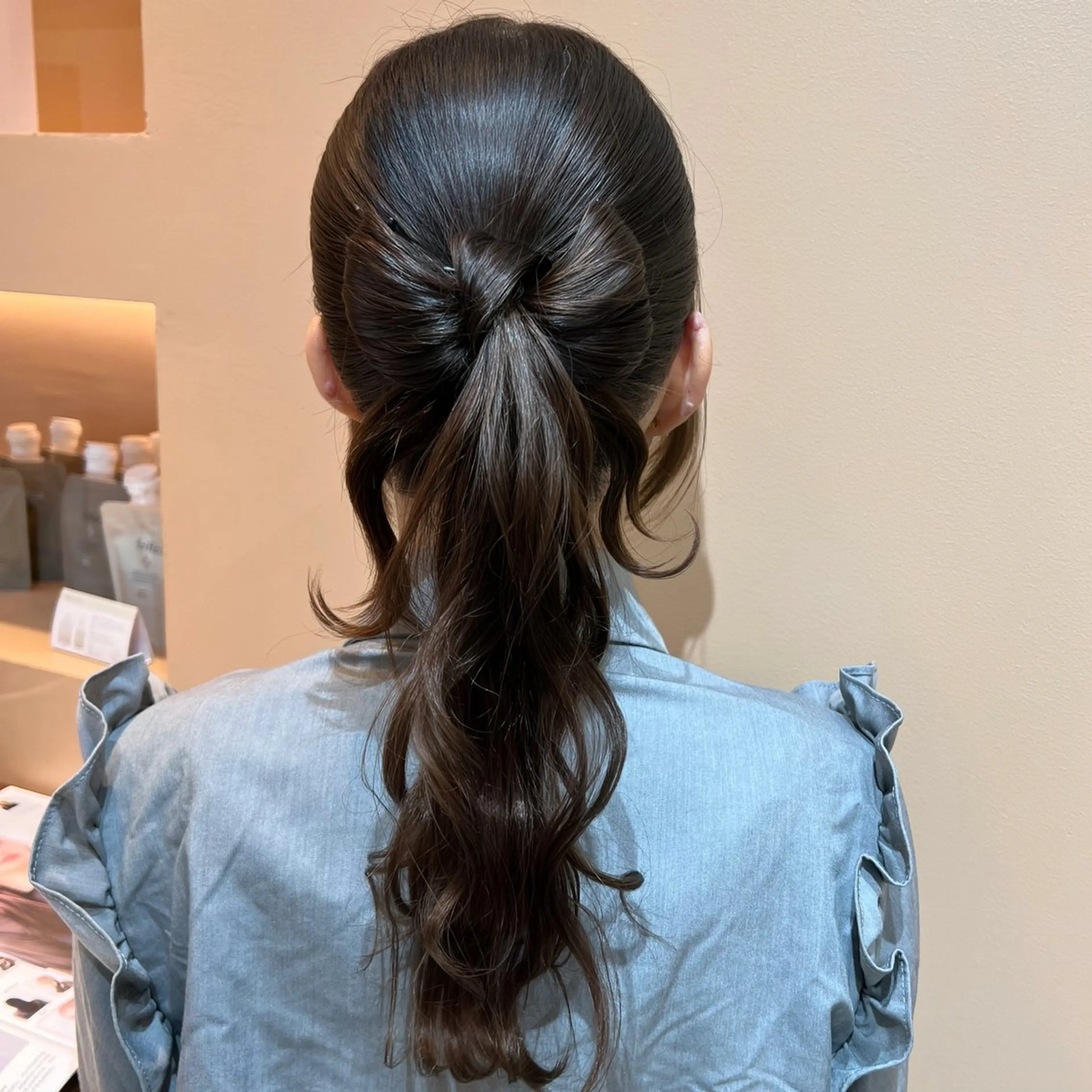 セミロング ヘアアレンジ ヘアセット ✨カチモリ✨レイヤー 韓国ヘア🇰🇷ゆいのヘアスタイル