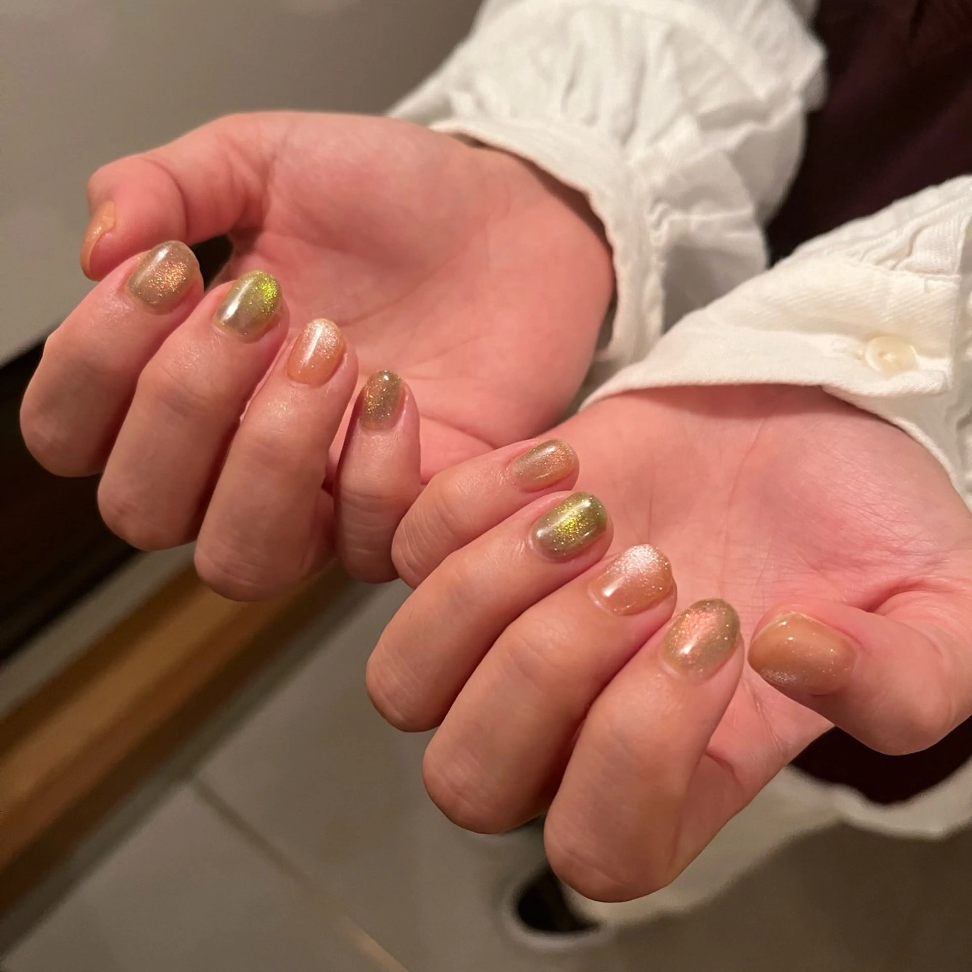 ネイル マグネットネイル 春ネイル K Aのネイルデザイン