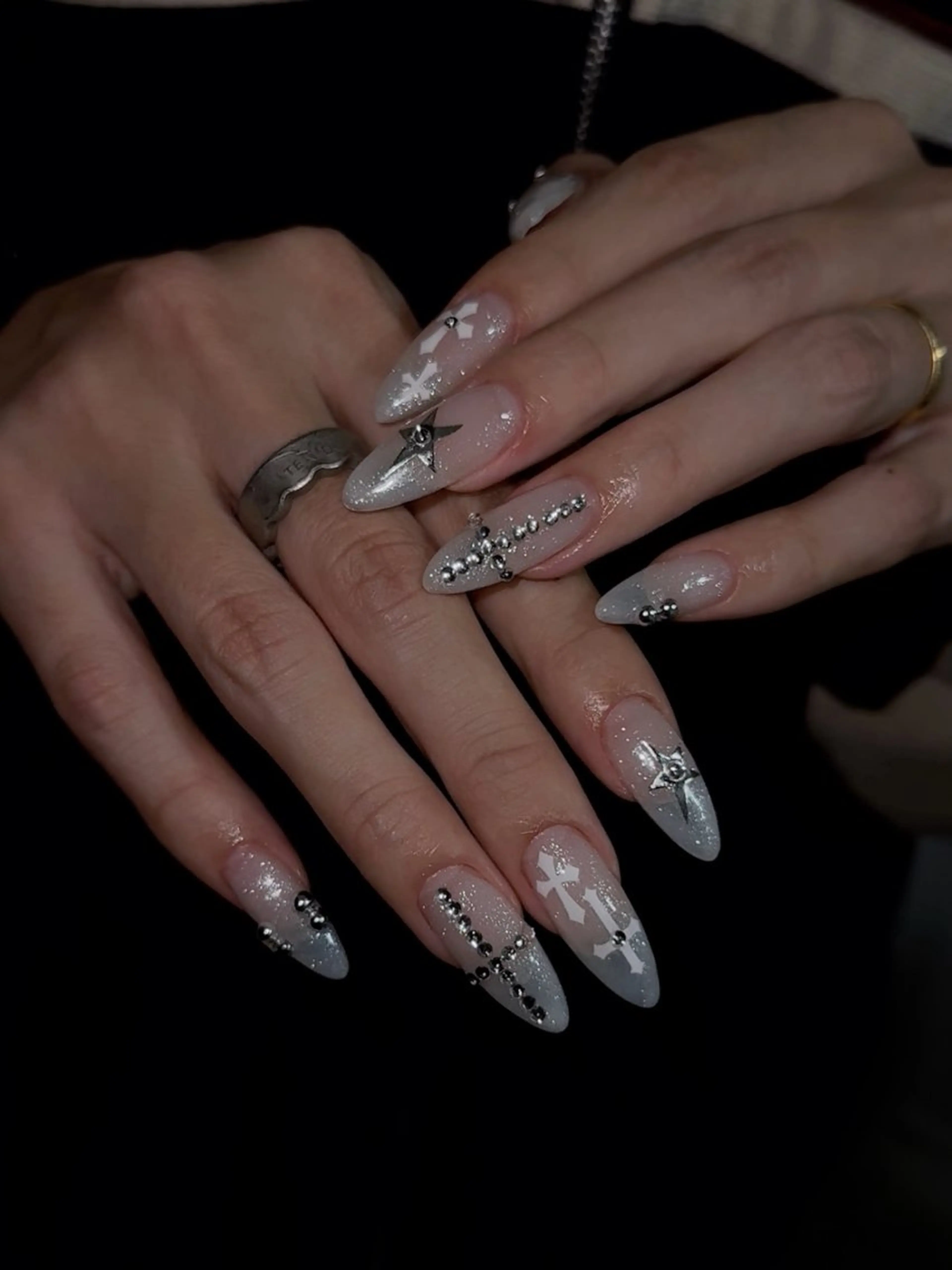 ◾︎長さだしロングチップ10本アートフリーデザイン/(他店オフ込)の写真