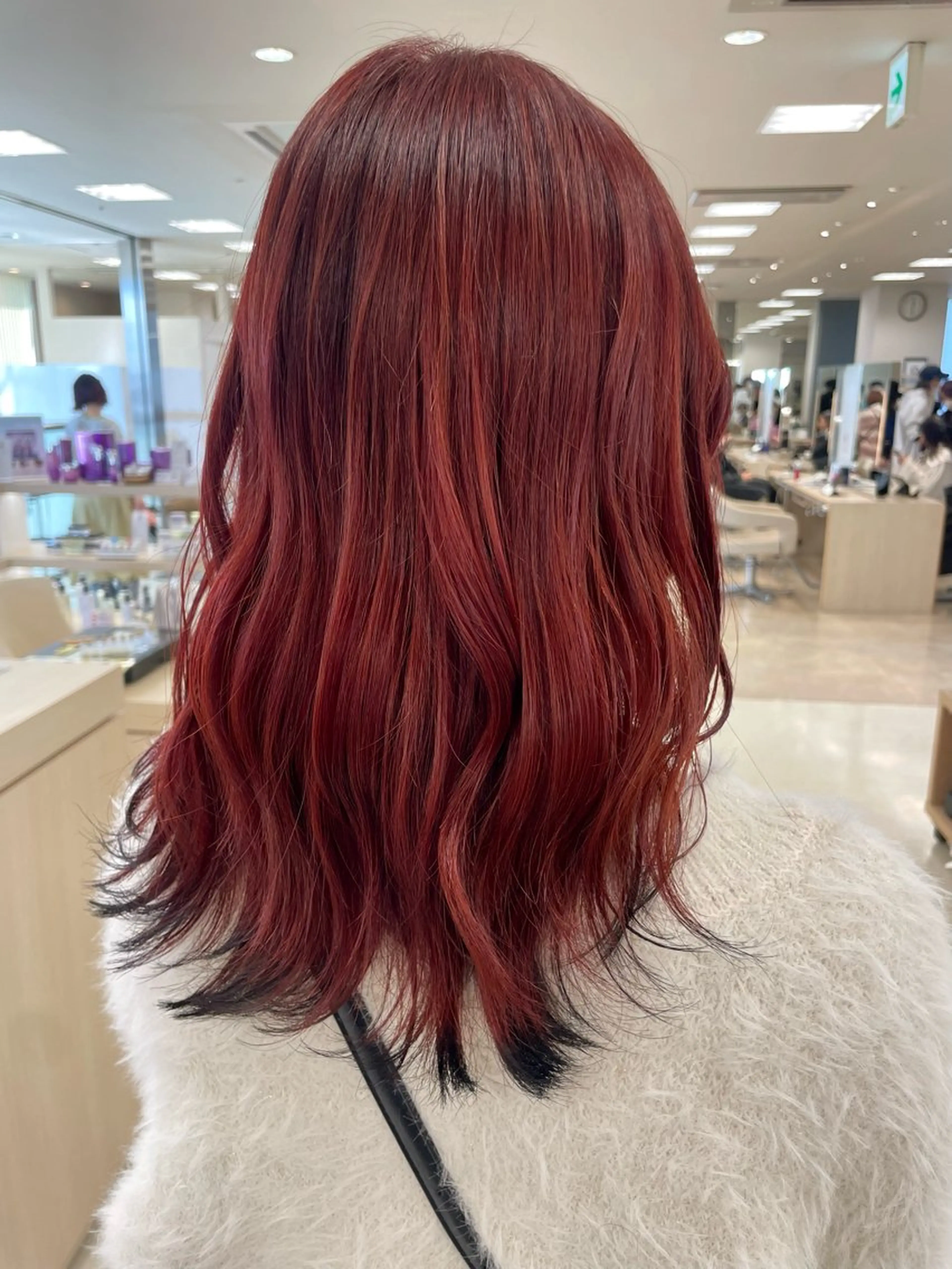 セミロング カラー ヘアアレンジ 🍒KIKUCHI KANAE🍒のヘアスタイル