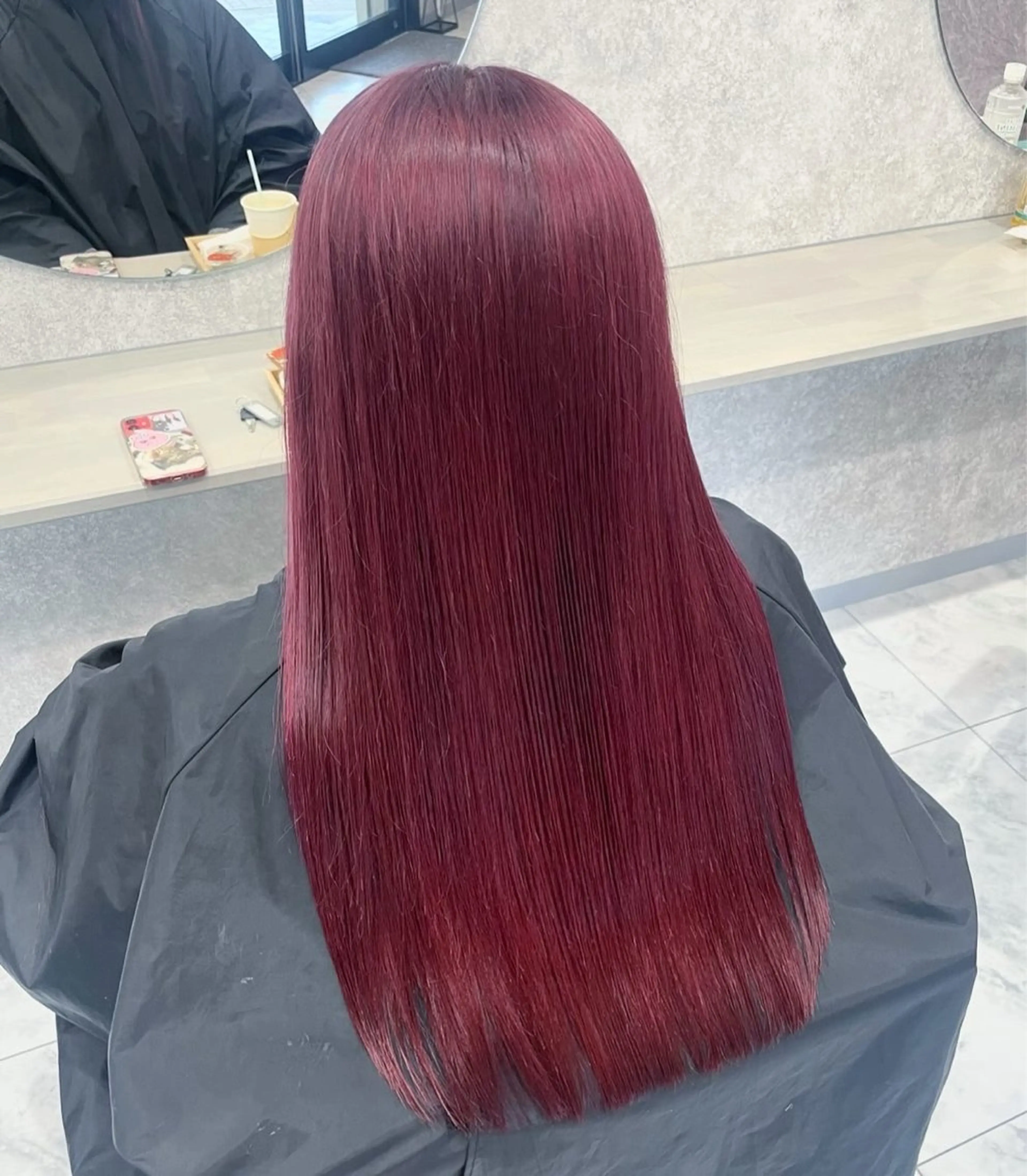 ロング 🦋ハイトーン🦋 石山 希理🦋のヘアスタイル