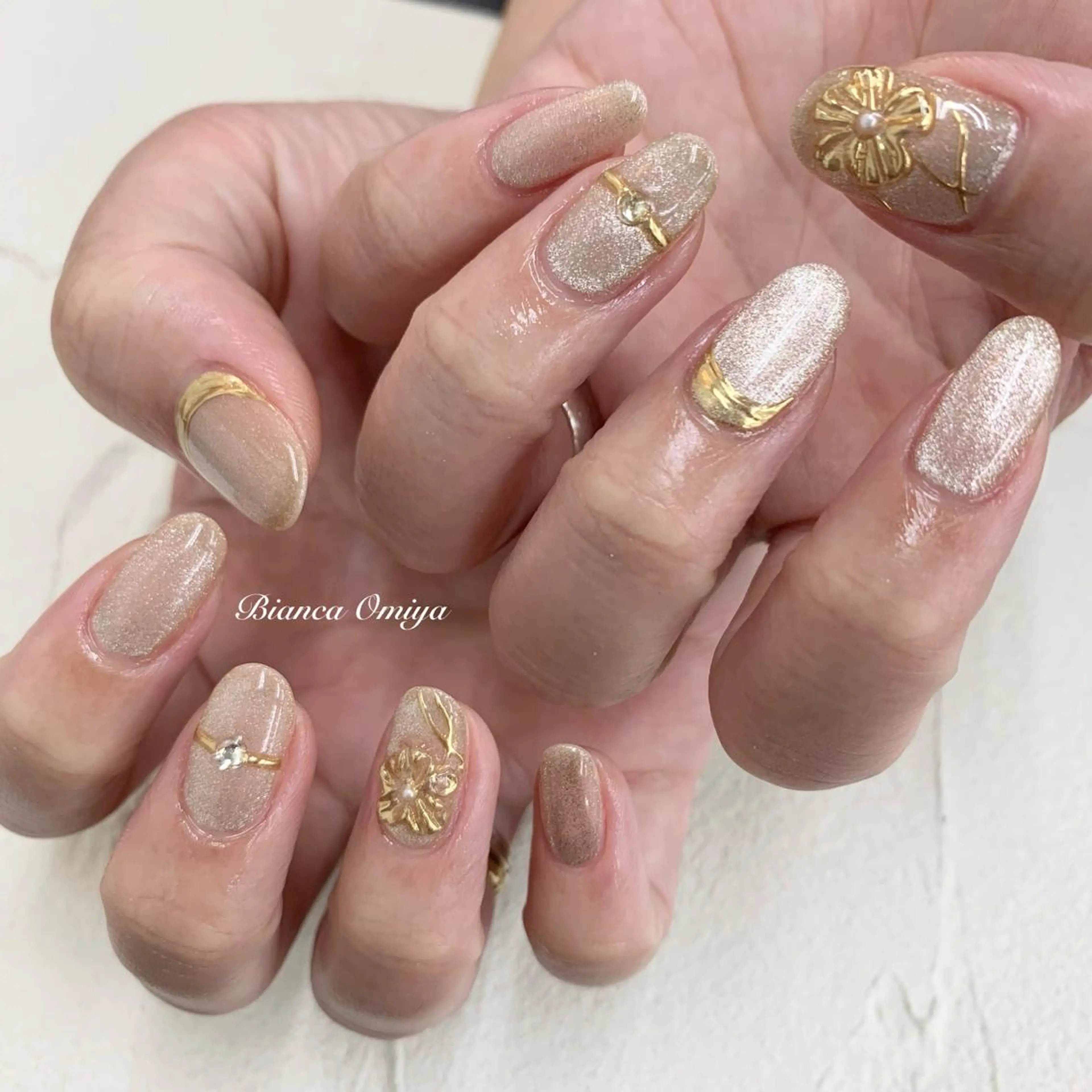 ネイル ビアンカ大宮ネイル 店長 モリサワのネイルデザイン