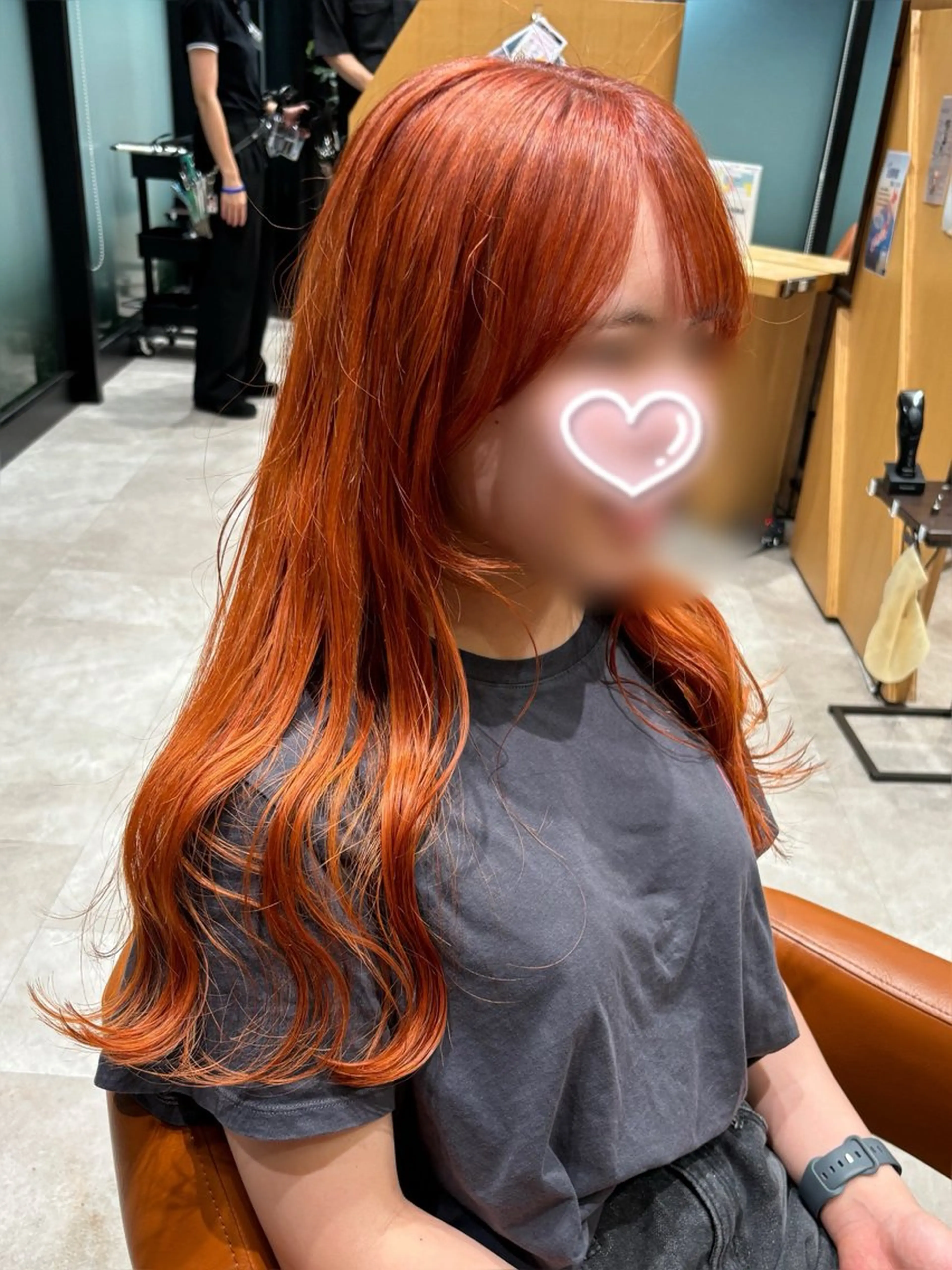 ロング カラー パーマ ヘアアレンジ 加藤 愛実のヘアスタイル