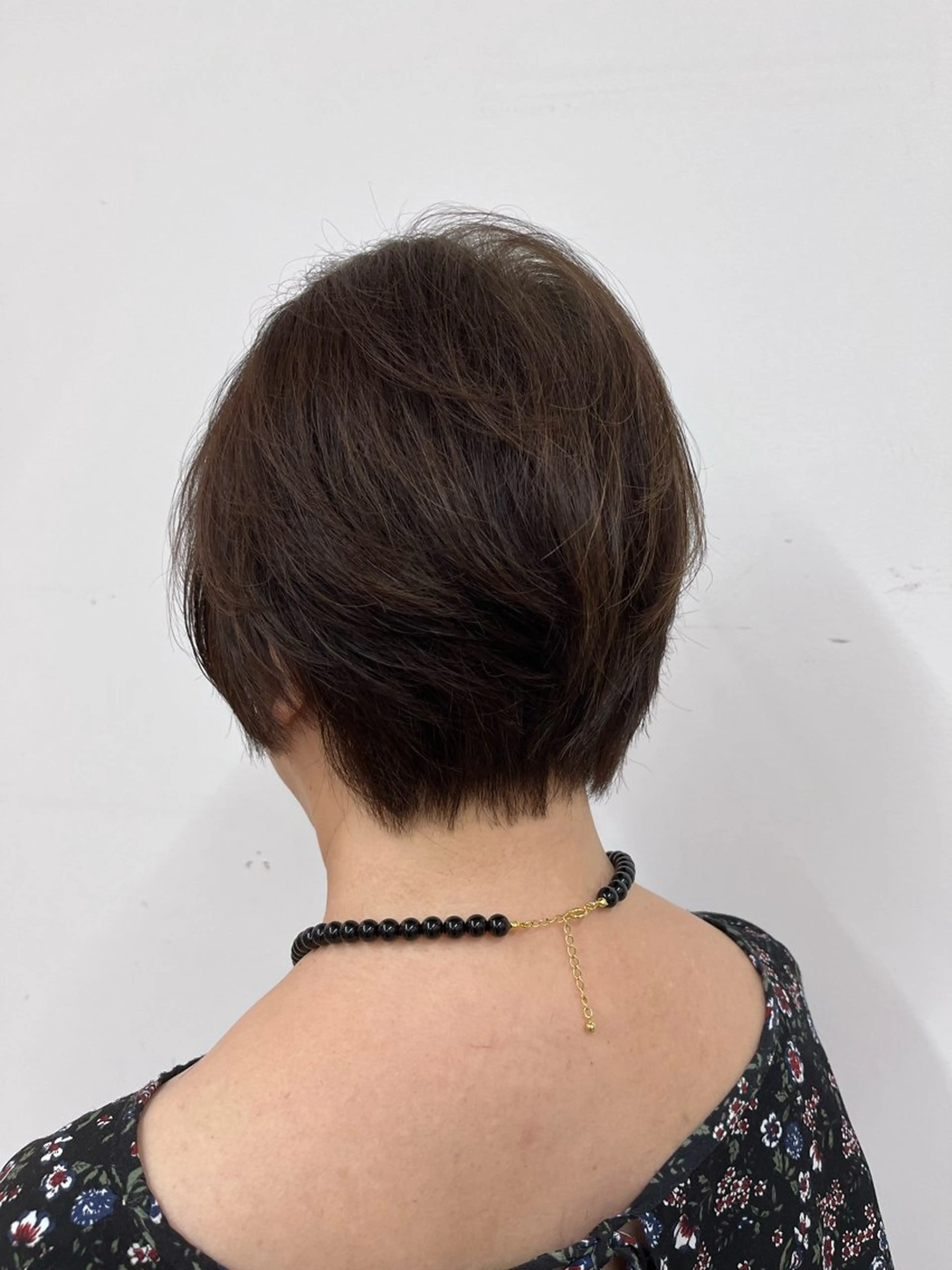 ショート レイヤーカット 似合わせカット ショートヘア セミjrスタイリスト /田尾凌雅のヘアスタイル