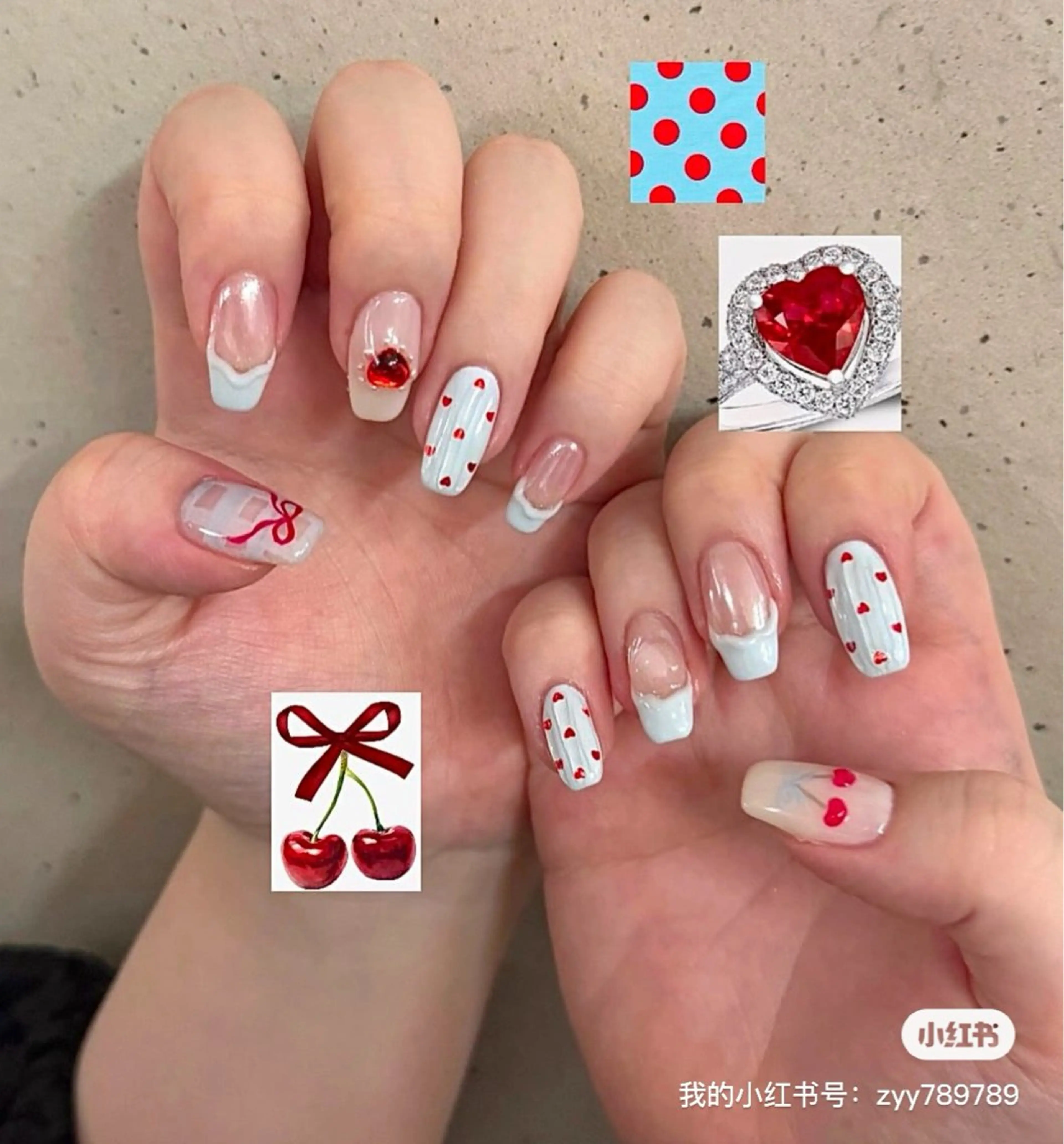 ネイル アートネイル オーロラネイル チークネイル フレンチネイル ガラスフレンチ ハンドネイル 🎀🎀YooLi Nail Salonのネイルデザイン