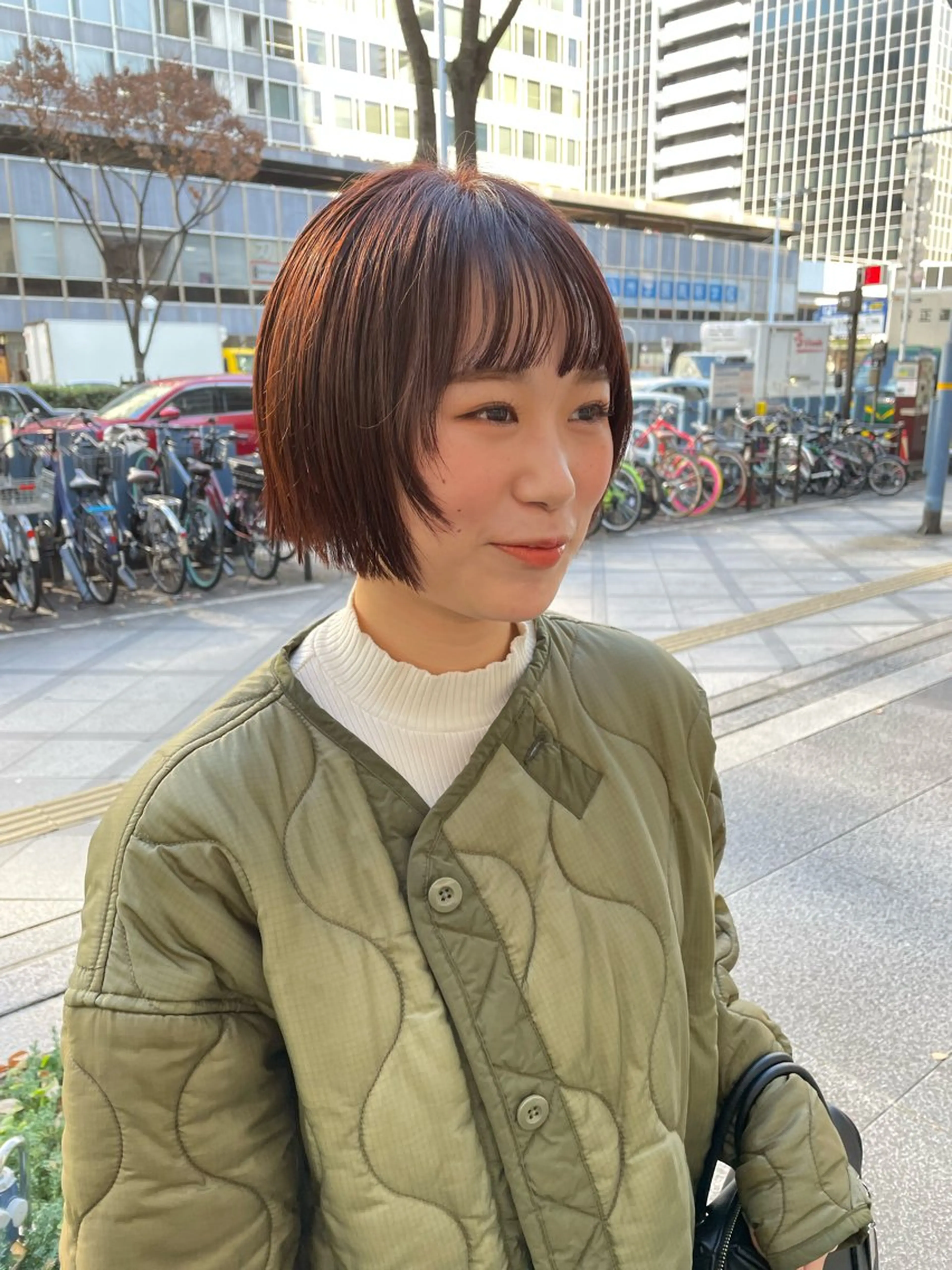 ミディアム カラー パーマ ヘアアレンジ メンズ カット ヘアカラー トリートメント tatsumi/ボブ ウルフ/レイヤーのヘアスタイル