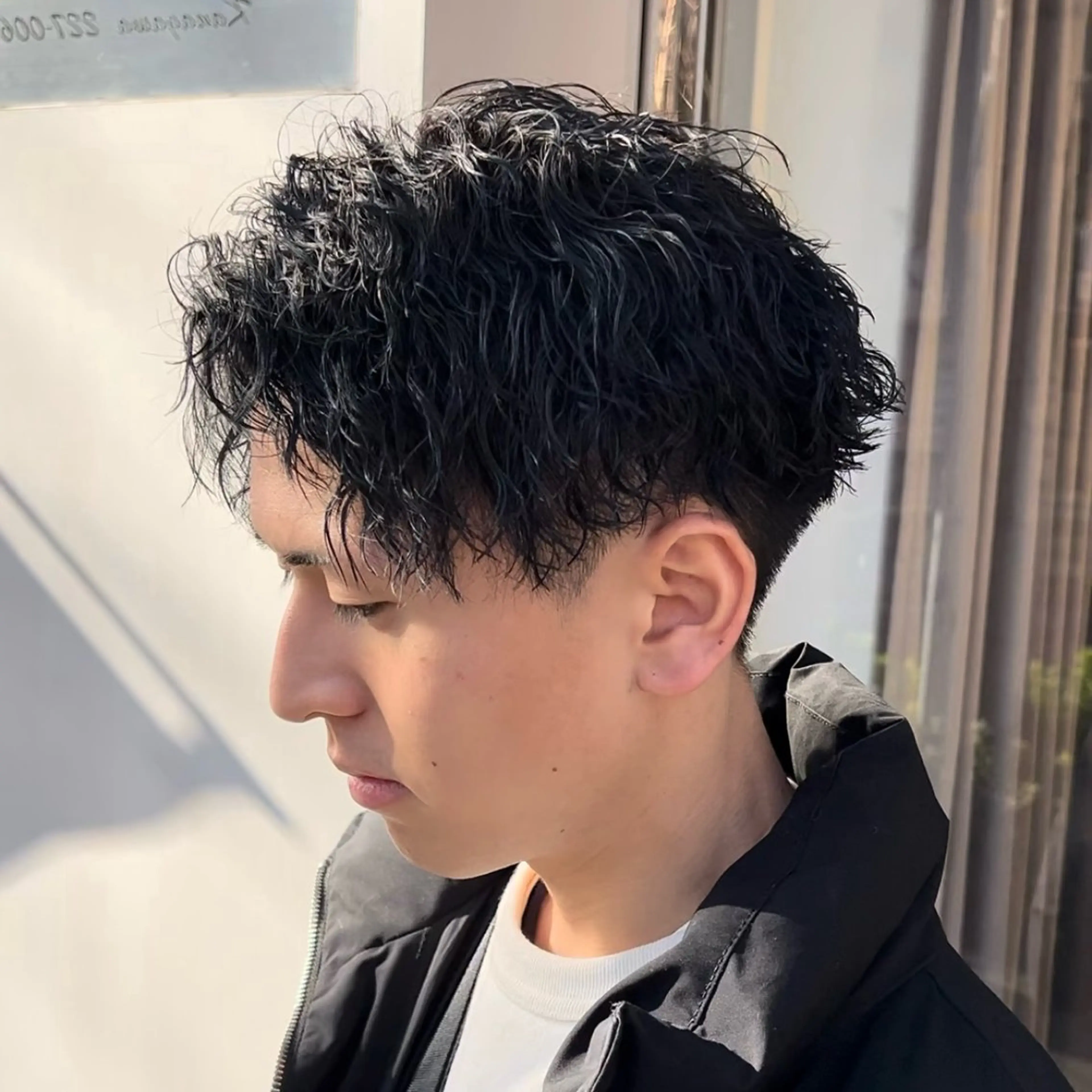 ショート メンズ メンズパーマ カット パーマ メンズパーマは私一択 佐藤有紀のヘアスタイル
