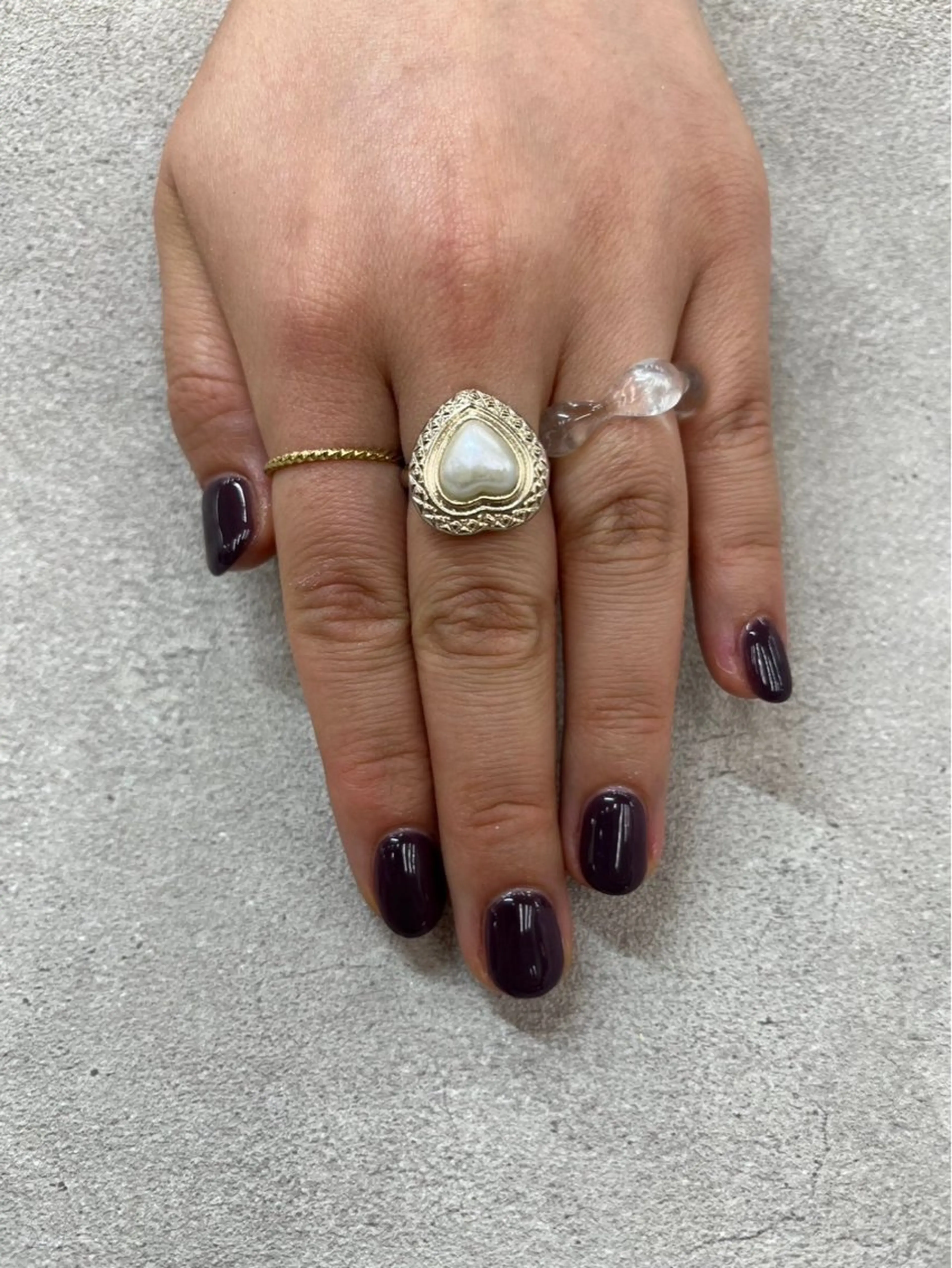 ネイル ラメ(グリッター) パープル MAXKELLY AIのネイルデザイン