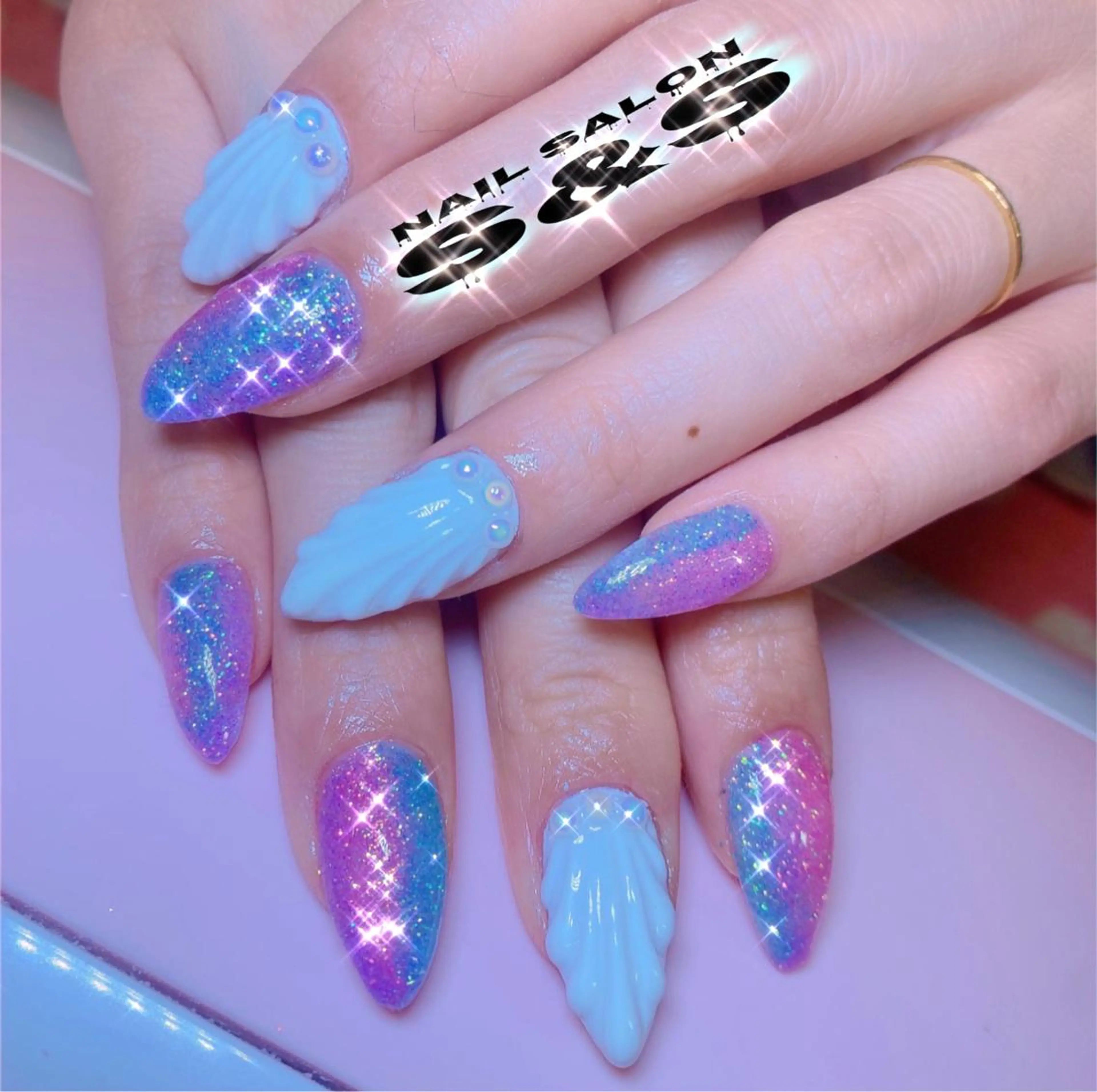 ネイル 長さ出し メンズネイル 持ち込み スカルプネイル S&S 村田小百合のネイルデザイン