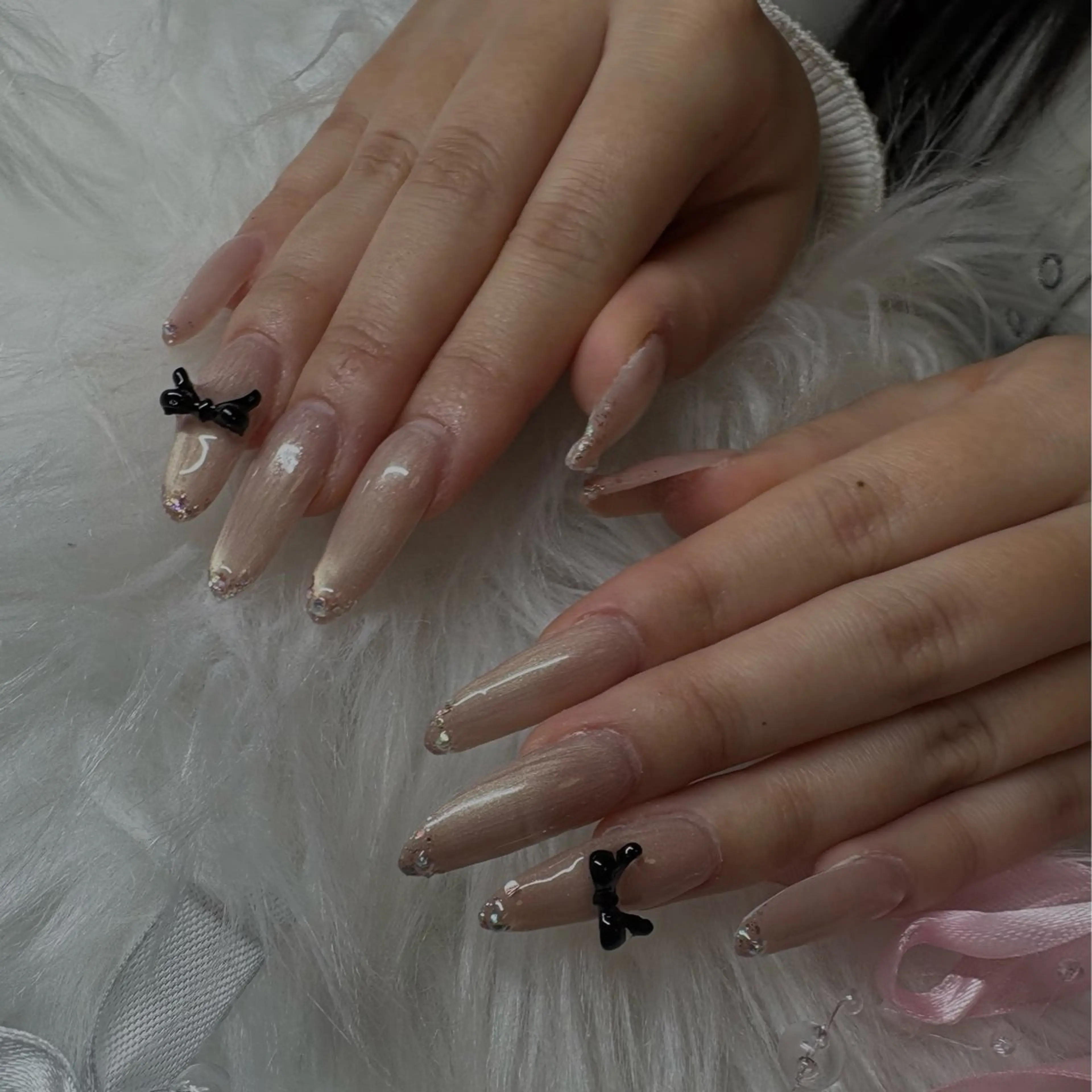 ネイル 長さ出し 持ち込み 冬ネイル ハンドネイル vante_aimi .パラジェル取扱店のネイルデザイン