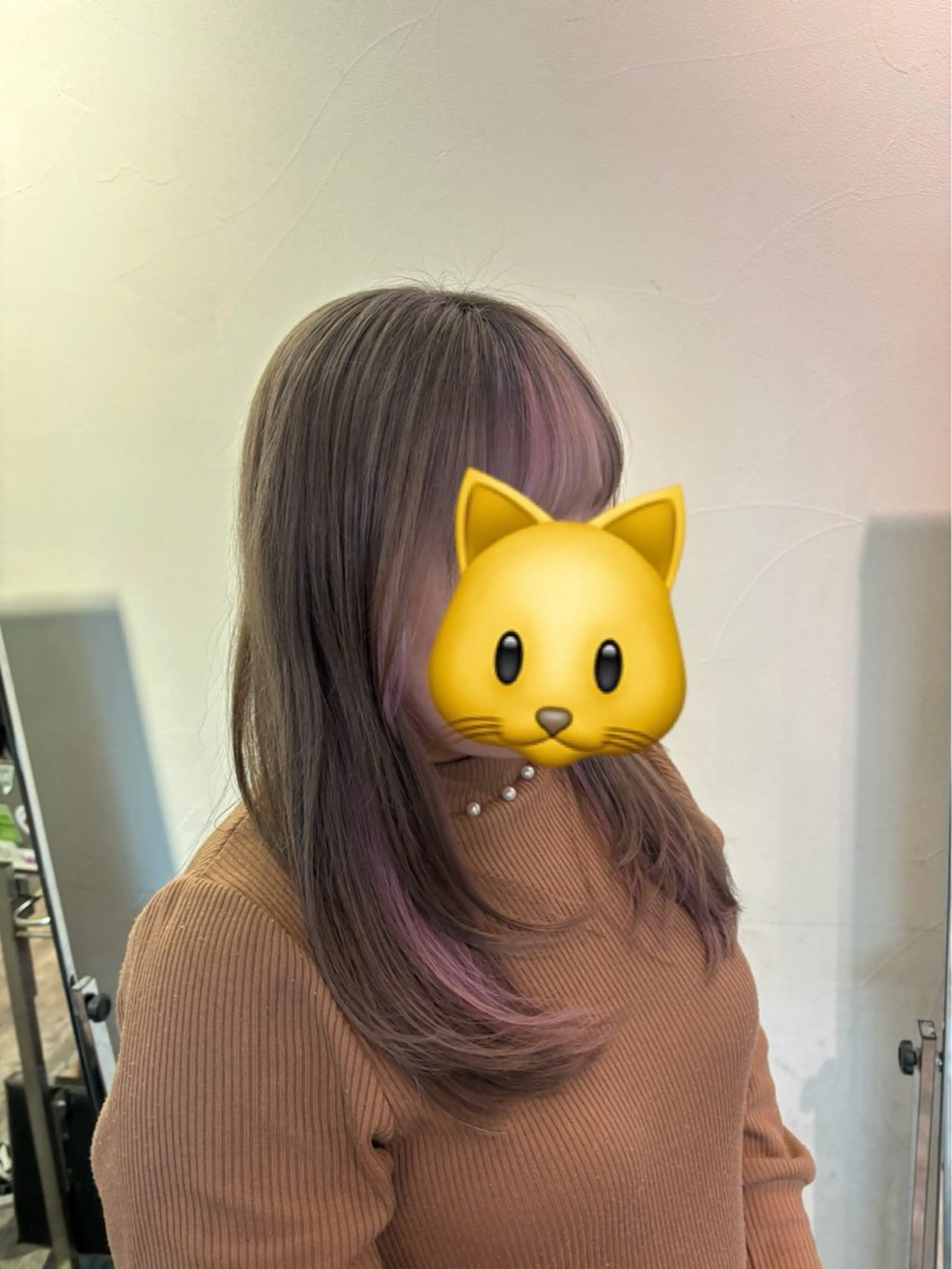 ロング レイヤーカット たなかあゆ✨ALBU MACADEMY渋谷のヘアスタイル