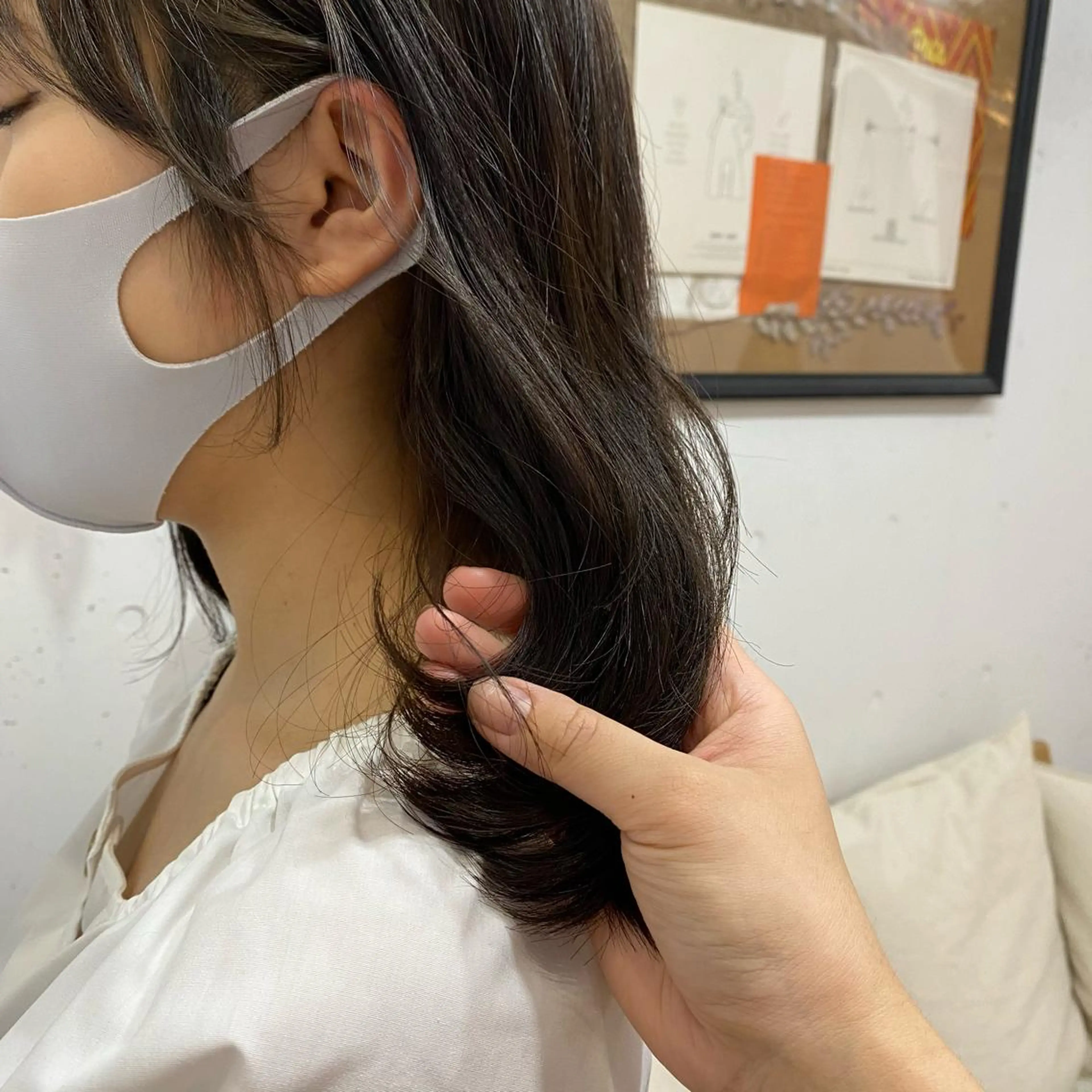 ミディアム カラー 🪭risa 暖色/レイヤー🪭のヘアスタイル