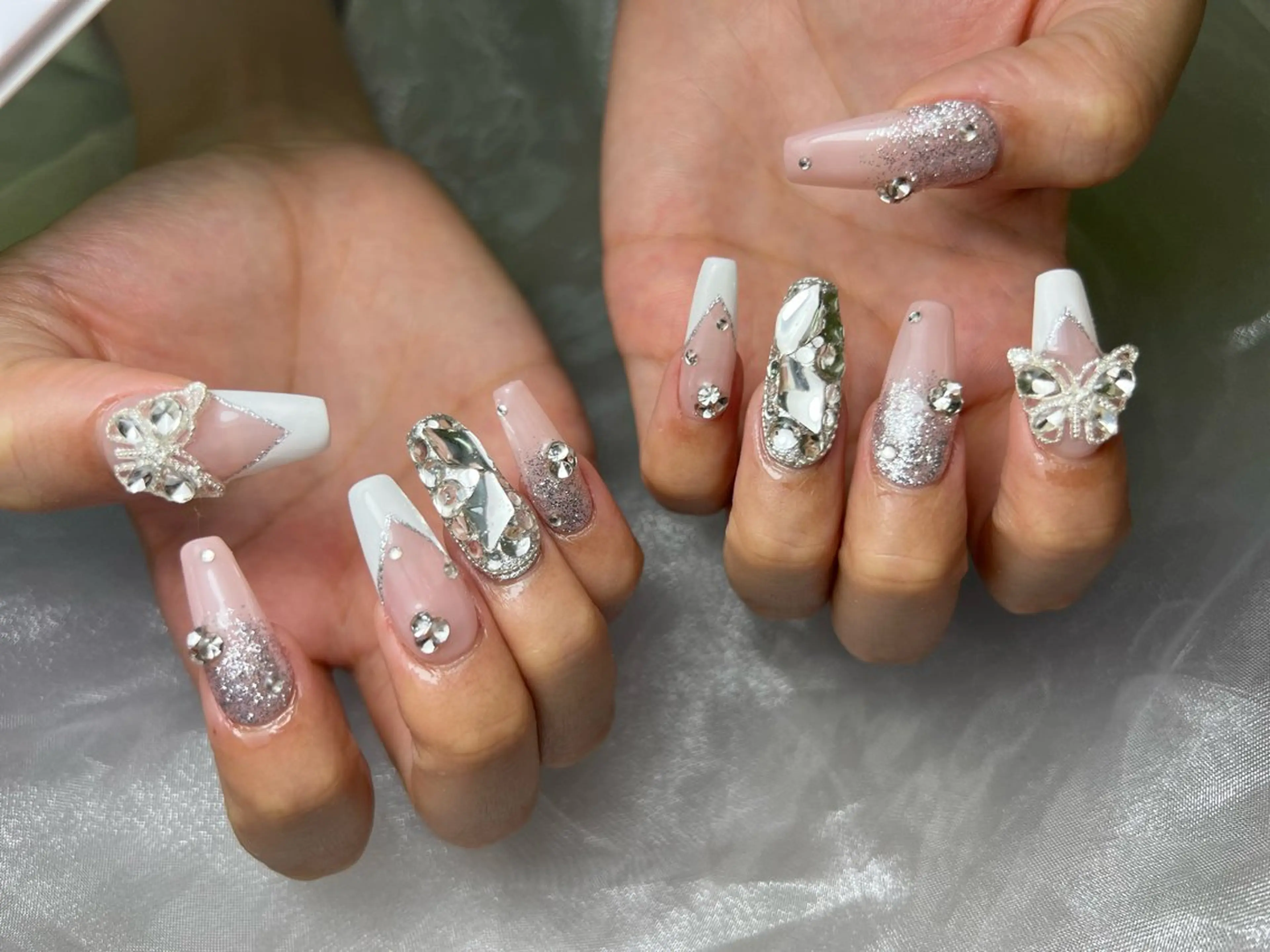 ネイル ハンドネイル Mana‪ ‪·͜· ❤︎‬のネイルデザイン