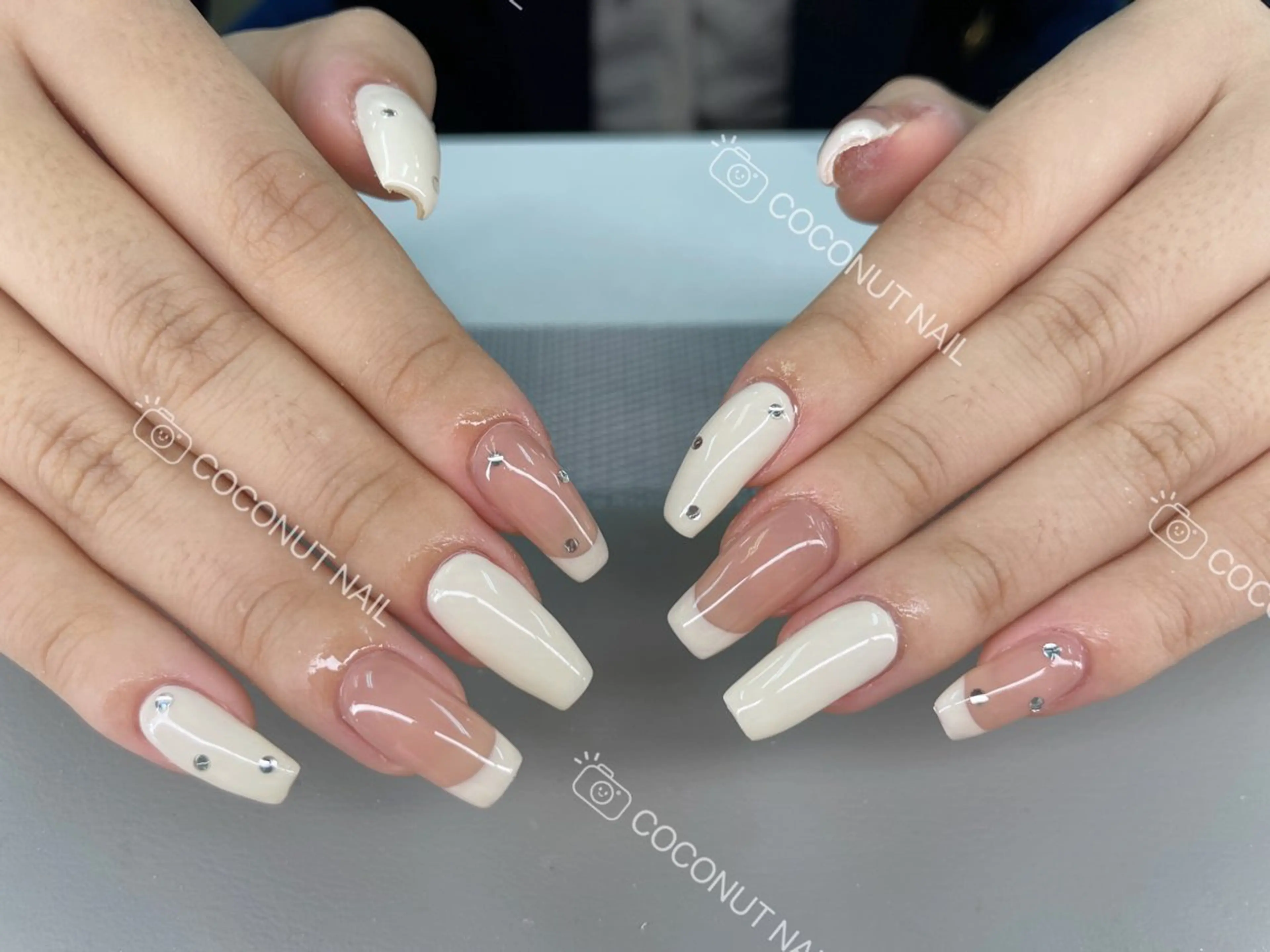 ネイル ハンドネイル 神田 ココナッツのネイルデザイン