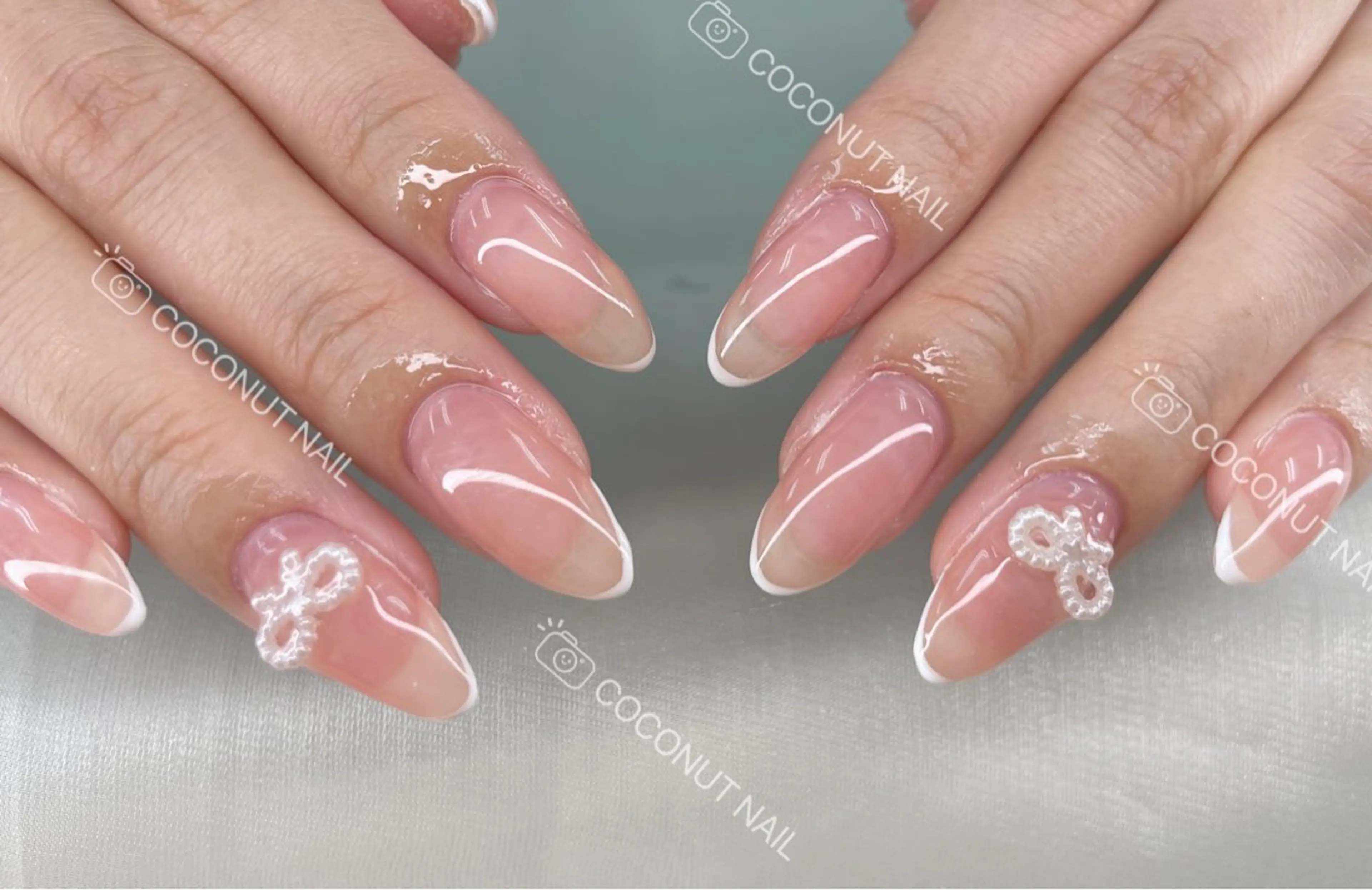 ネイル ハンドネイル 神田 ココナッツのネイルデザイン