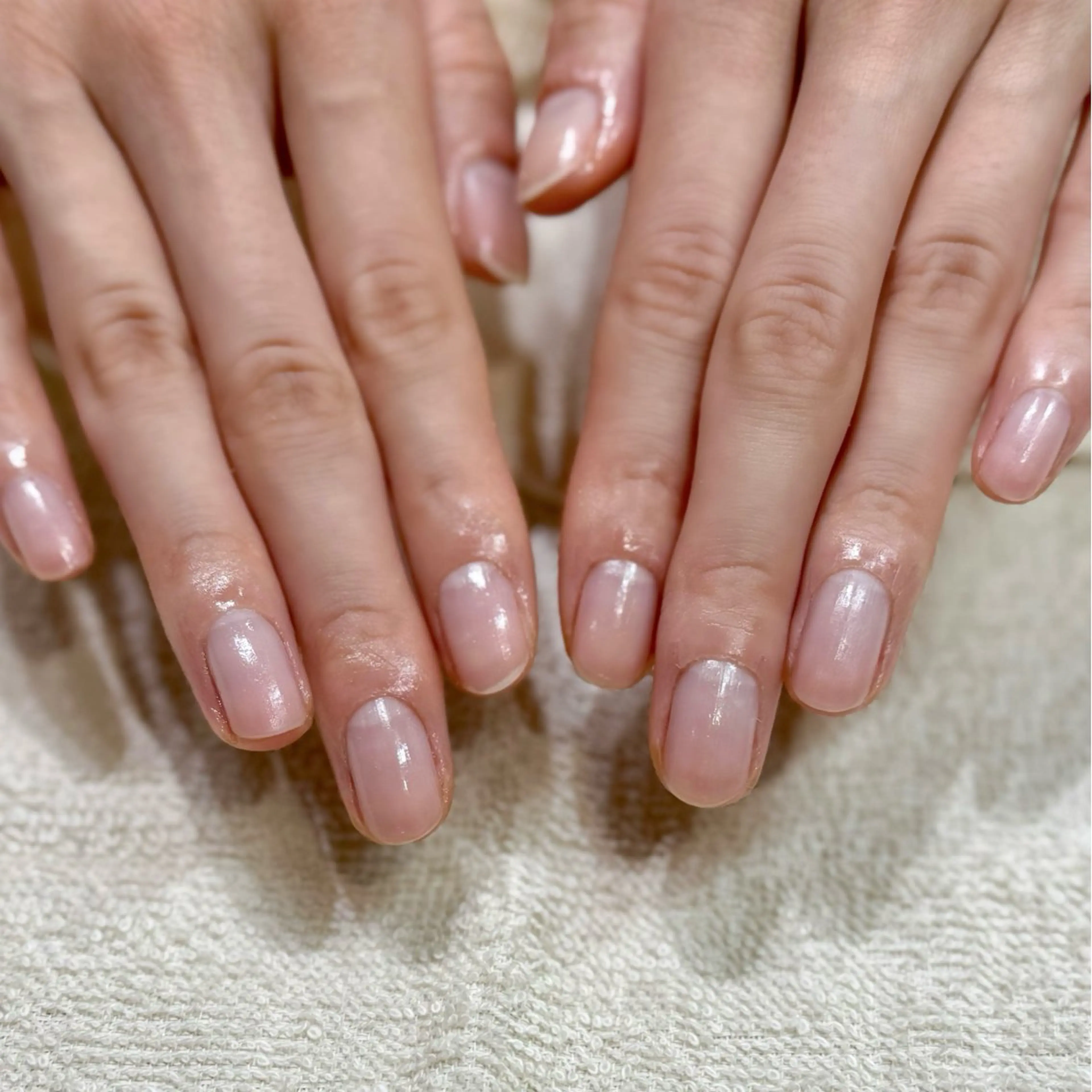 ネイル ハンドケア 新宿代々木/韓国系 ワンホン/aya🫧のネイルデザイン