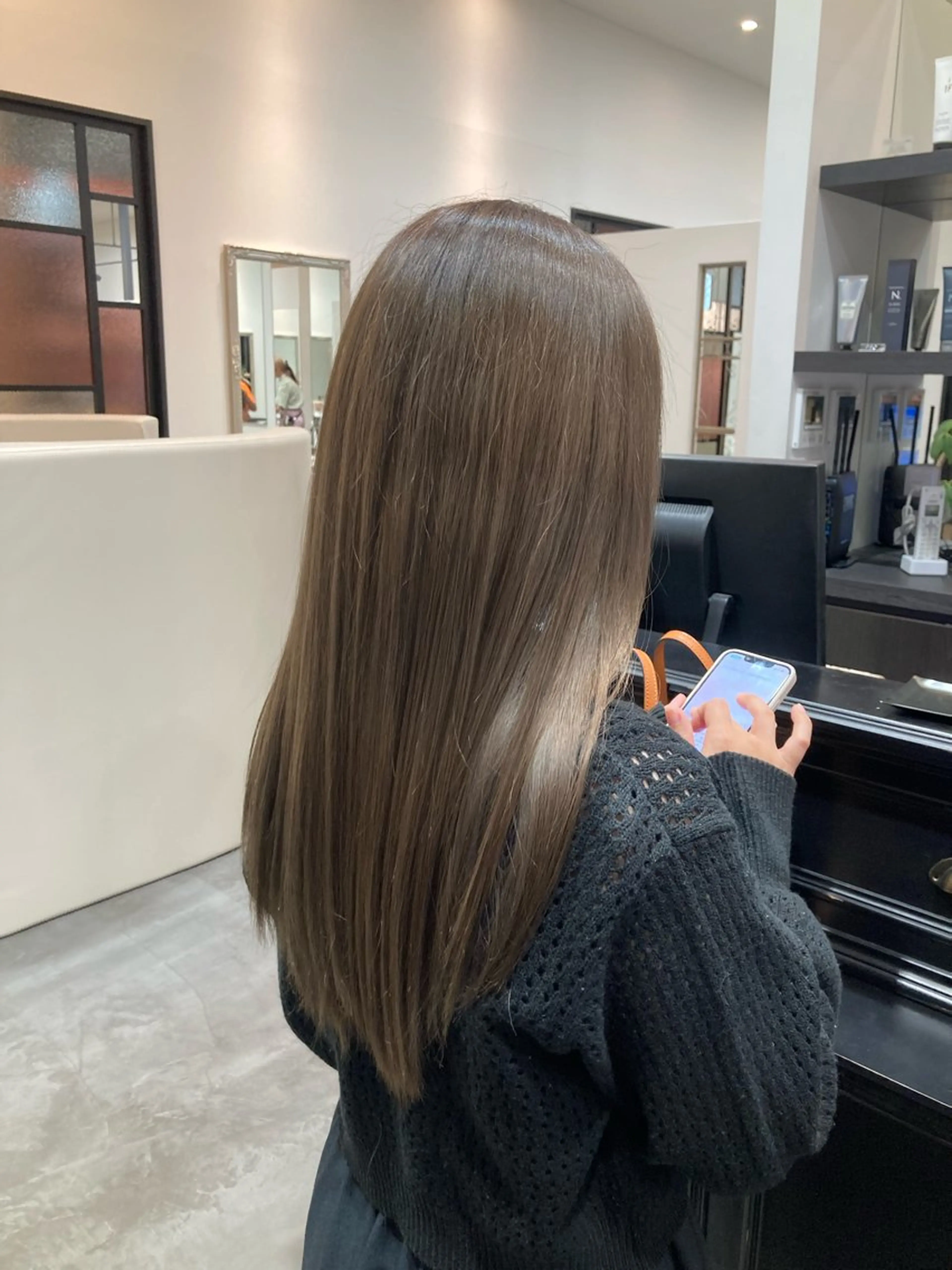 【美髪】カットカラー＋髪質改善トリートメントの写真