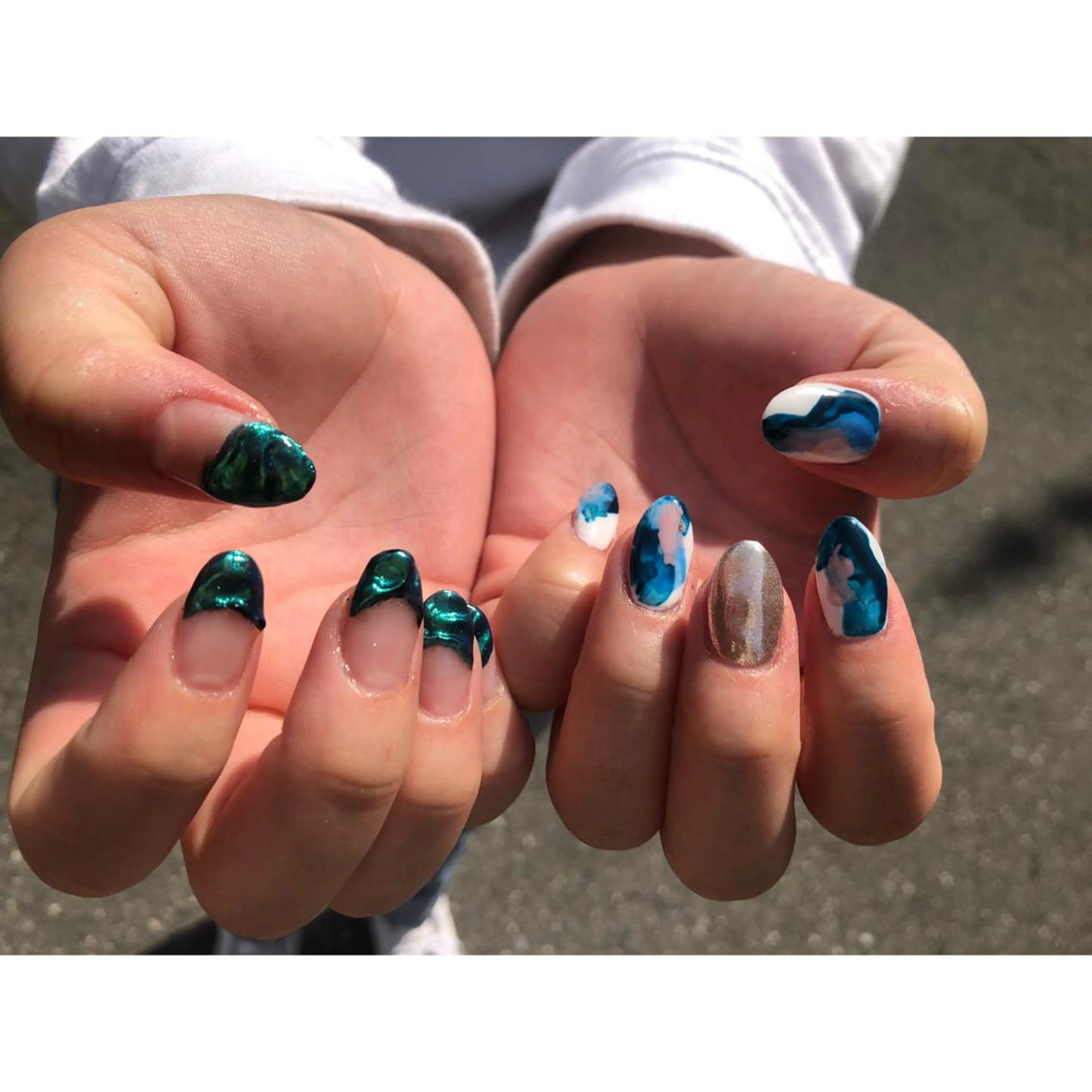 ネイル ハンドネイル 中谷 亜佑美のネイルデザイン