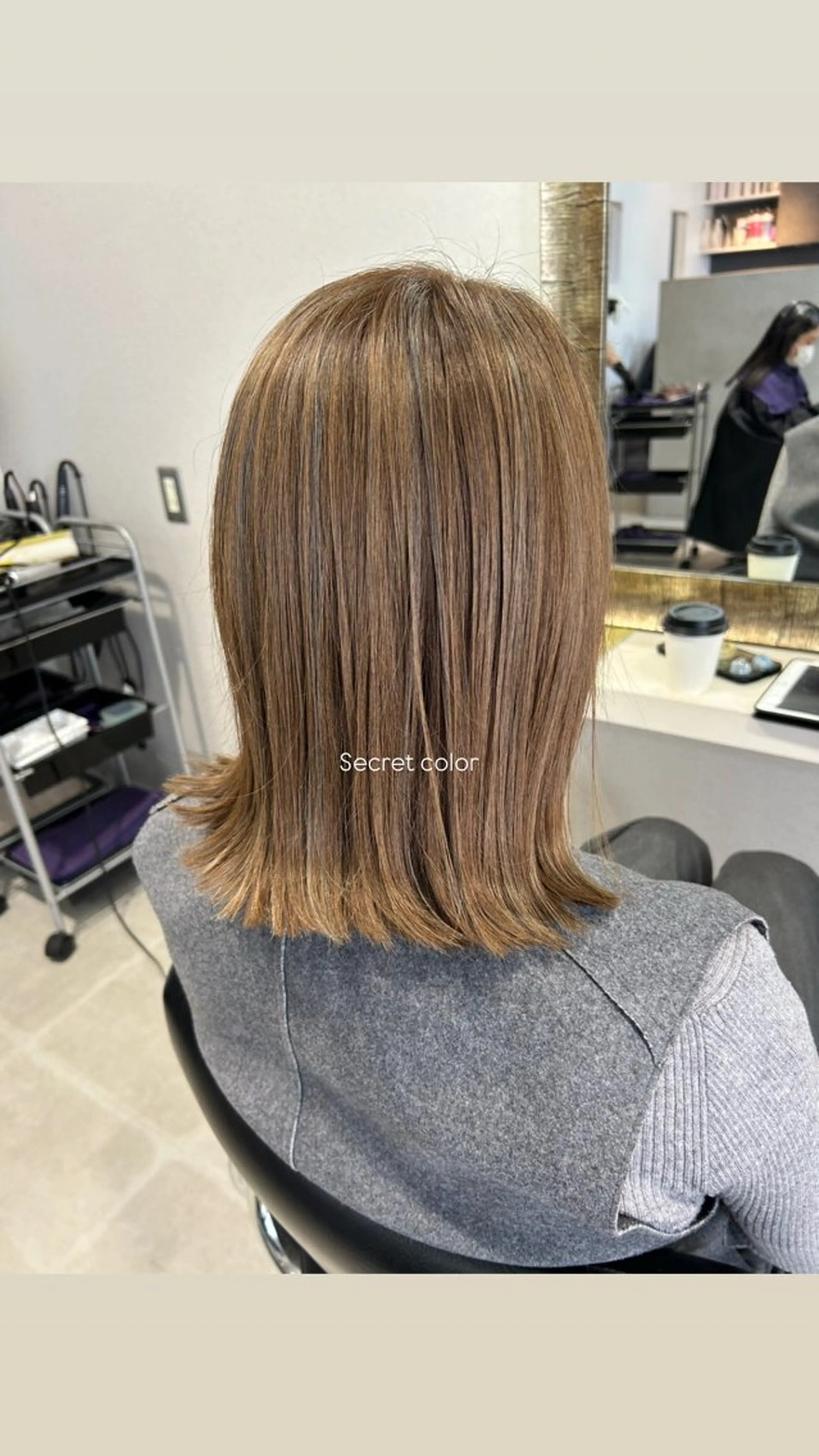 ミディアム ヘアカラー be"leef.mel 【ビリーフメル】所属・beleef mel meiのヘアスタイル