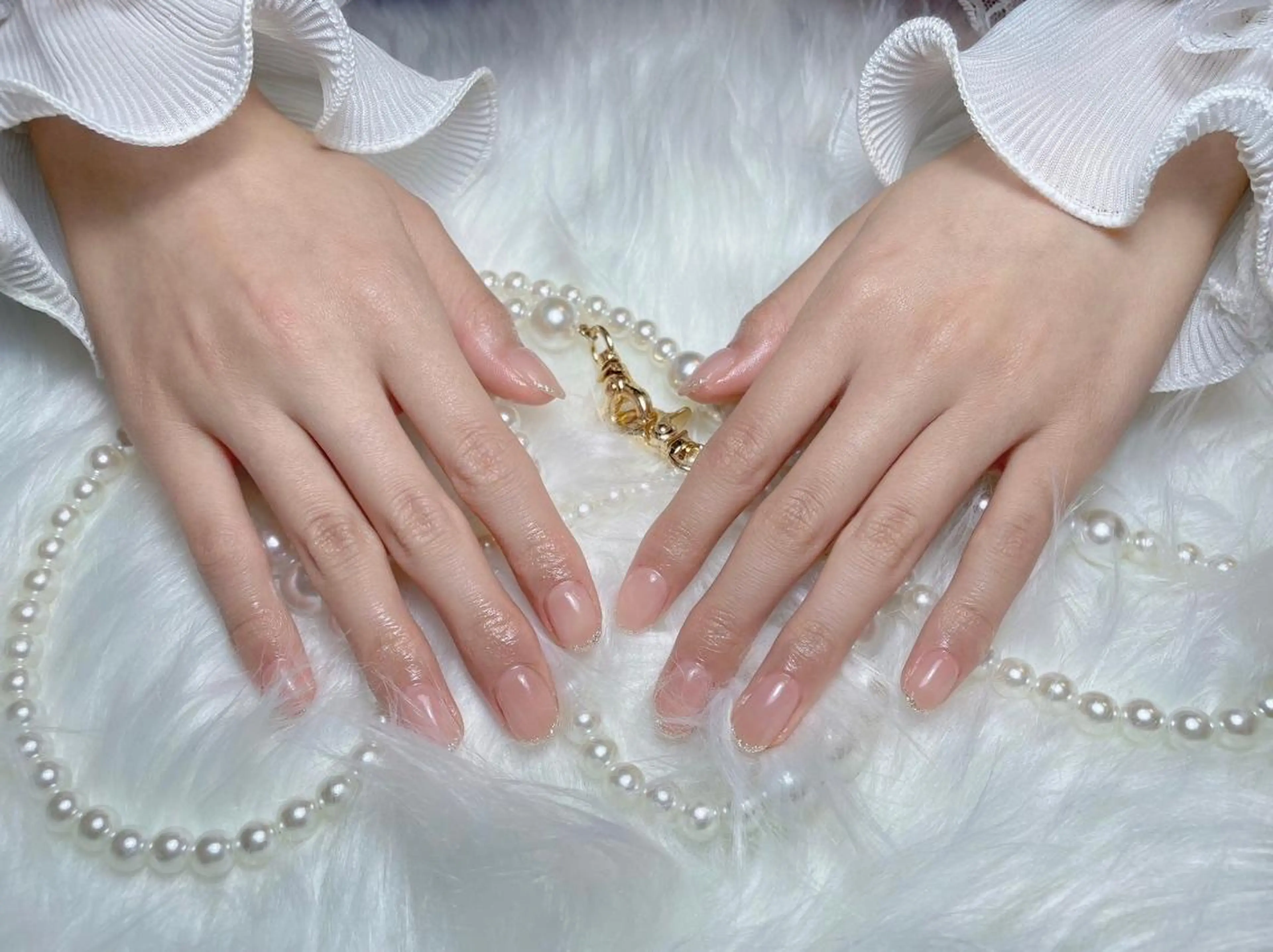 ネイル RAFFINE 月🦋🩵のネイルデザイン