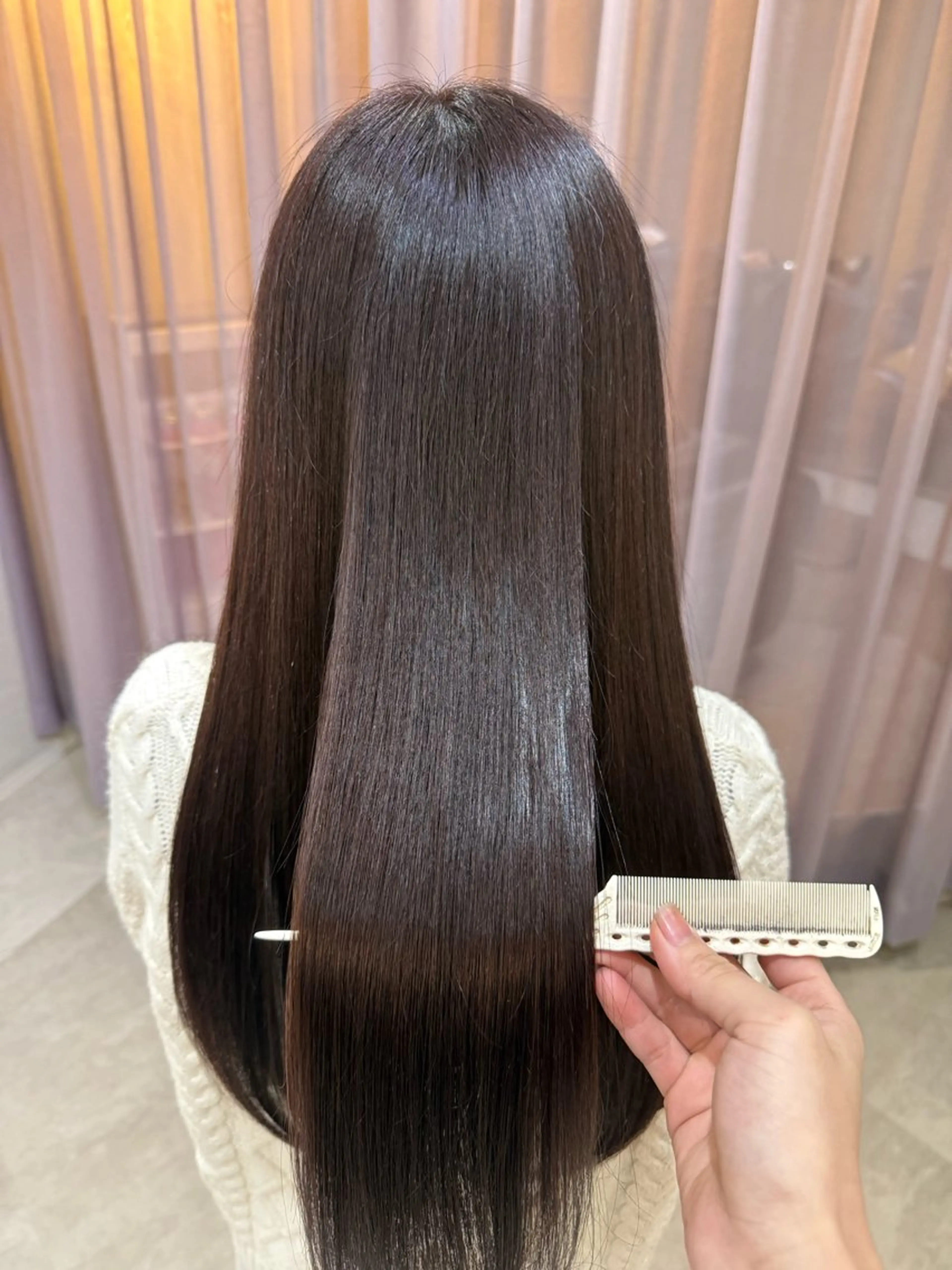 ロング ヘアカラー ゆうな/艶髪/ 透明感カラーのヘアスタイル