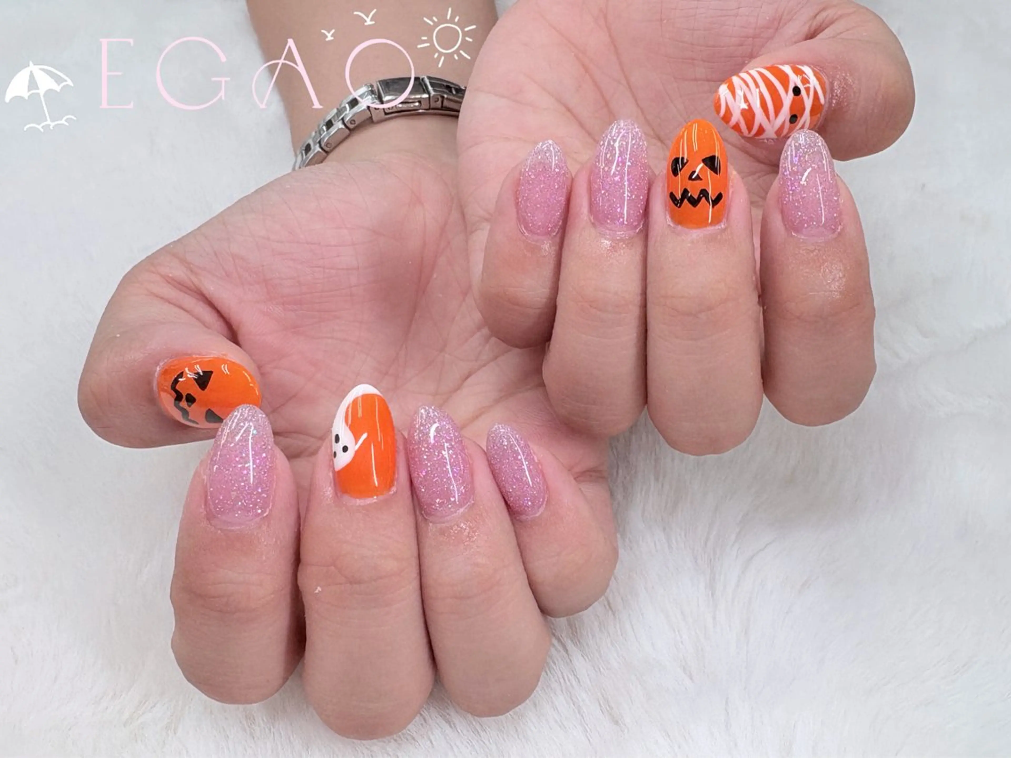 ネイル アートネイル フットネイル フレンチネイル ジェルネイル グラデーション ハンドネイル Egao Nail Salonのネイルデザイン