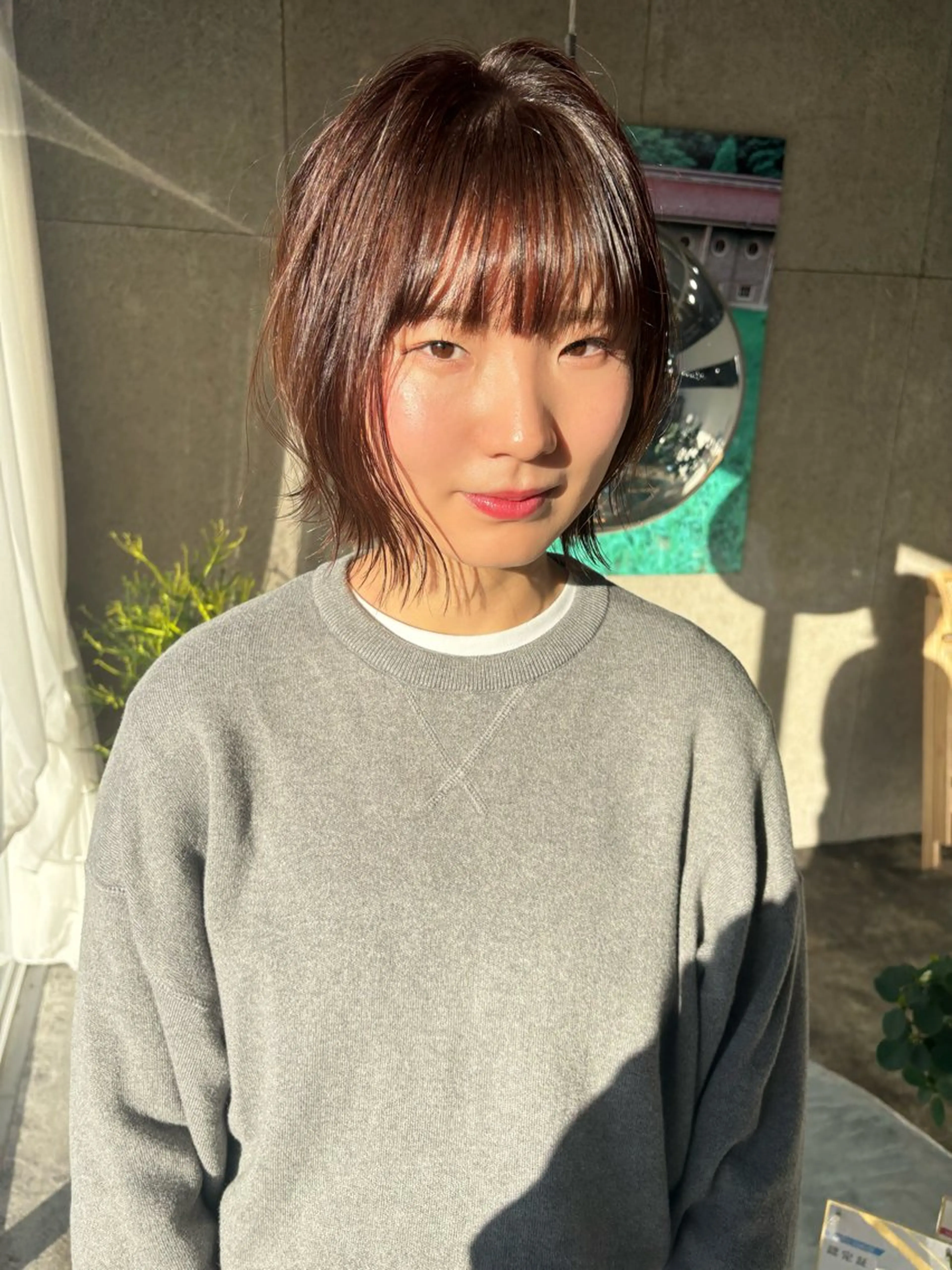カラー ヘアカラー トリートメント KUBO HADUKIのヘアスタイル