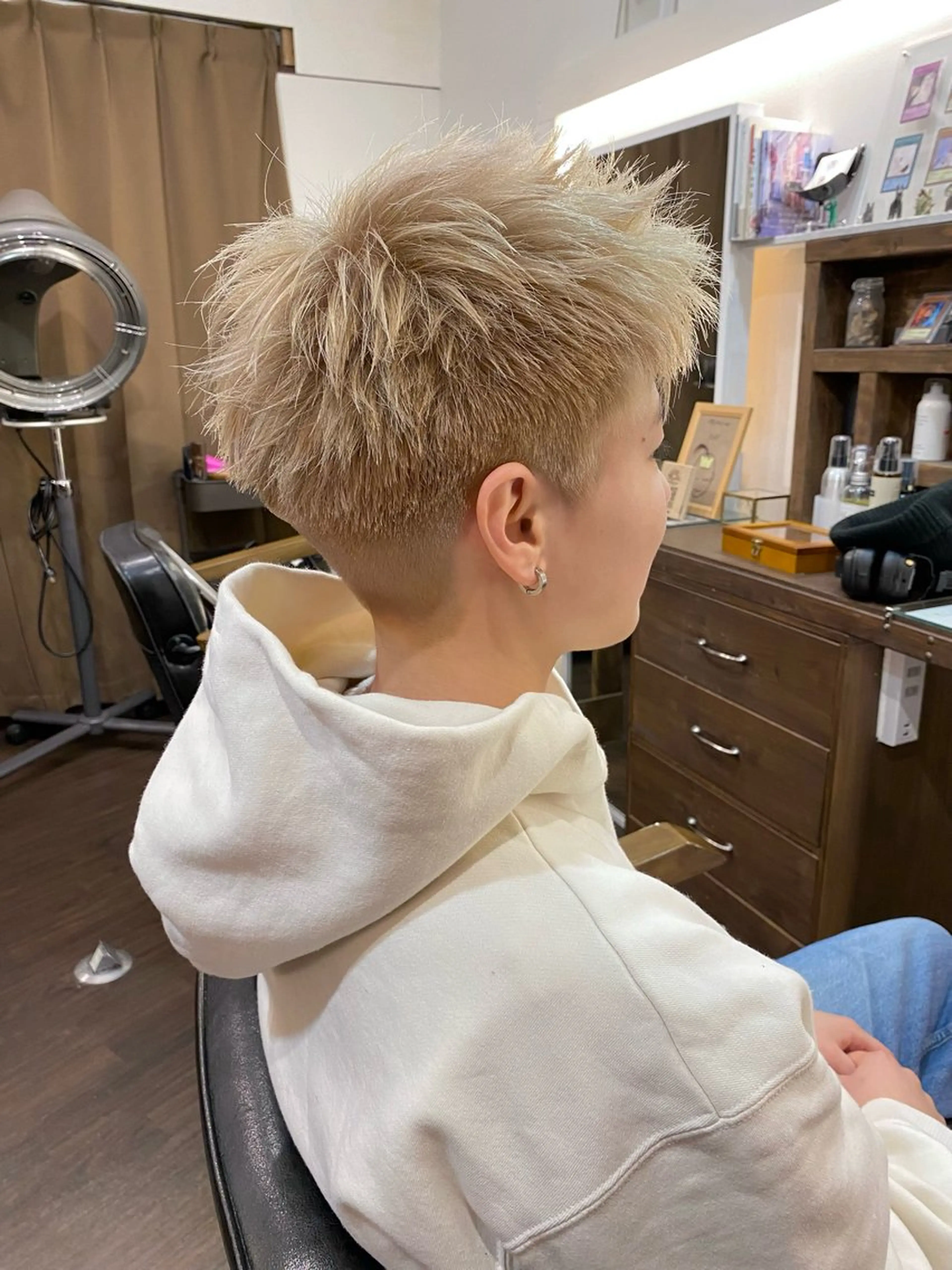 【メンズ】ダブルカラー + カットの写真