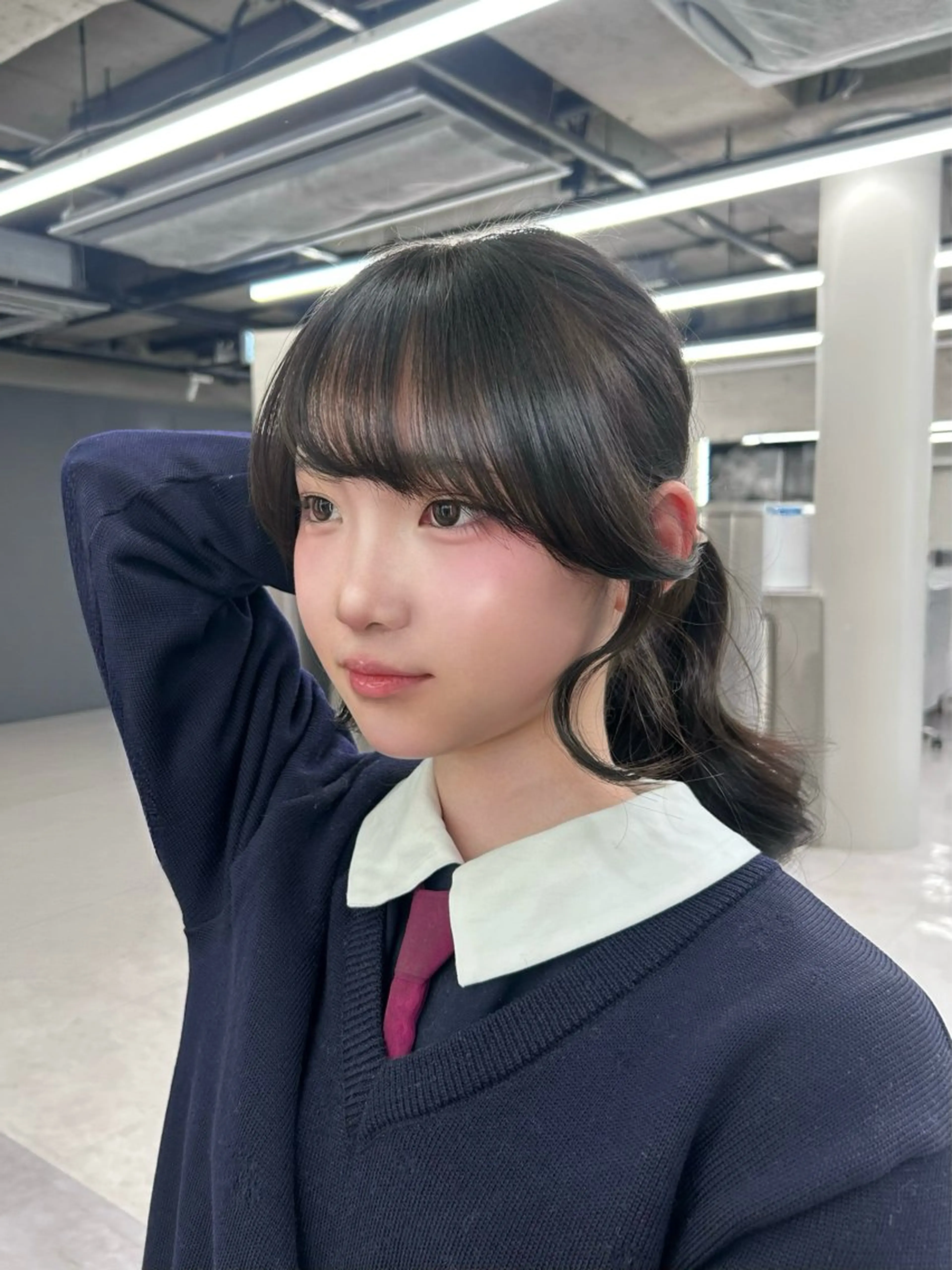 ロング カラー CYM所属・ワンカラー/レイヤー 🩷モエのヘアスタイル