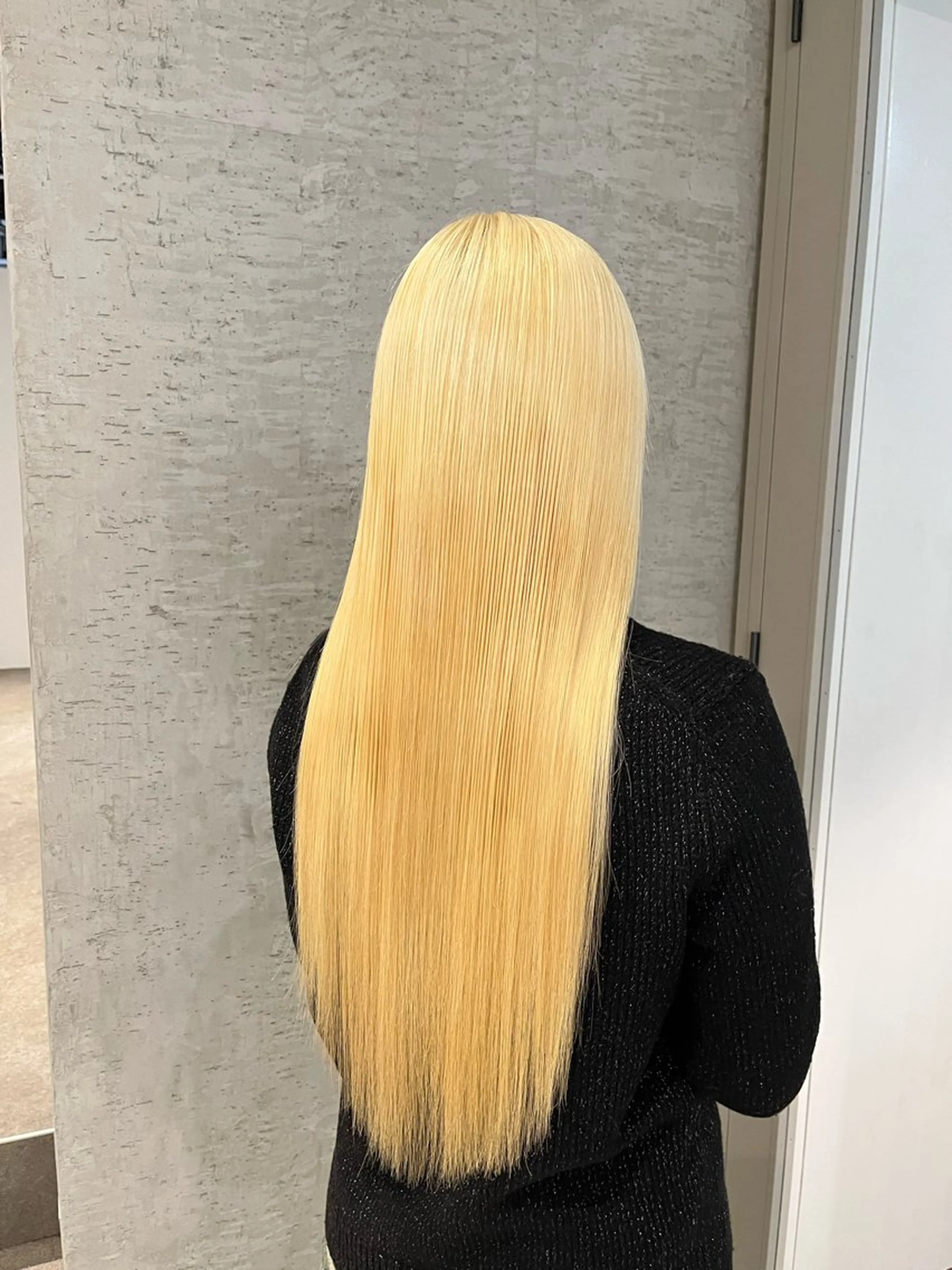 ロング カラー ブリーチ ブロンド デザインカラー ダブルカラー ハイトーンカラー ヘアカラー ハイトーン/髪質改善 ダブルカラー/名古屋のヘアスタイル