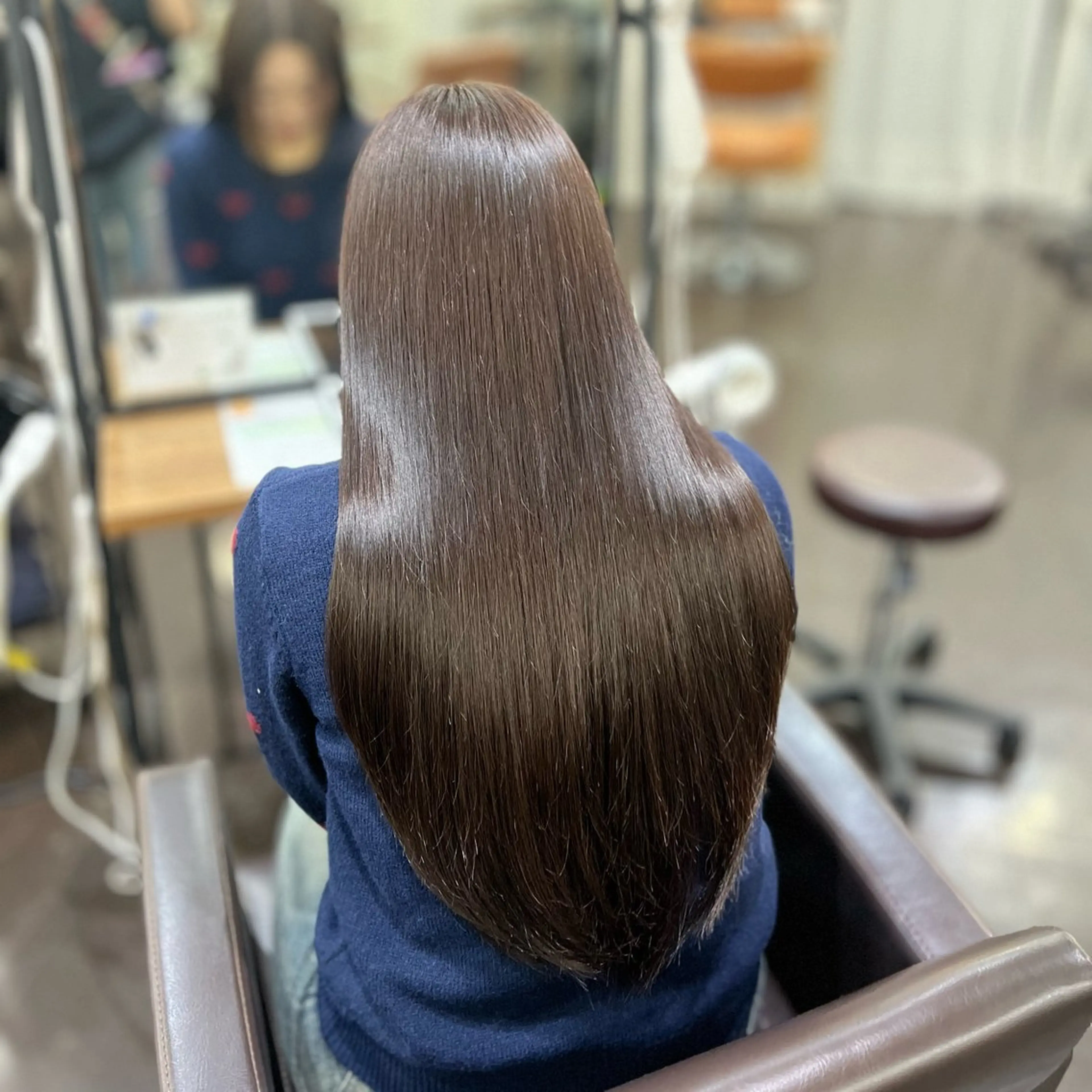 ロング カラー グレージュ 似合わせレイヤー / 栄 / はるな🌼のヘアスタイル