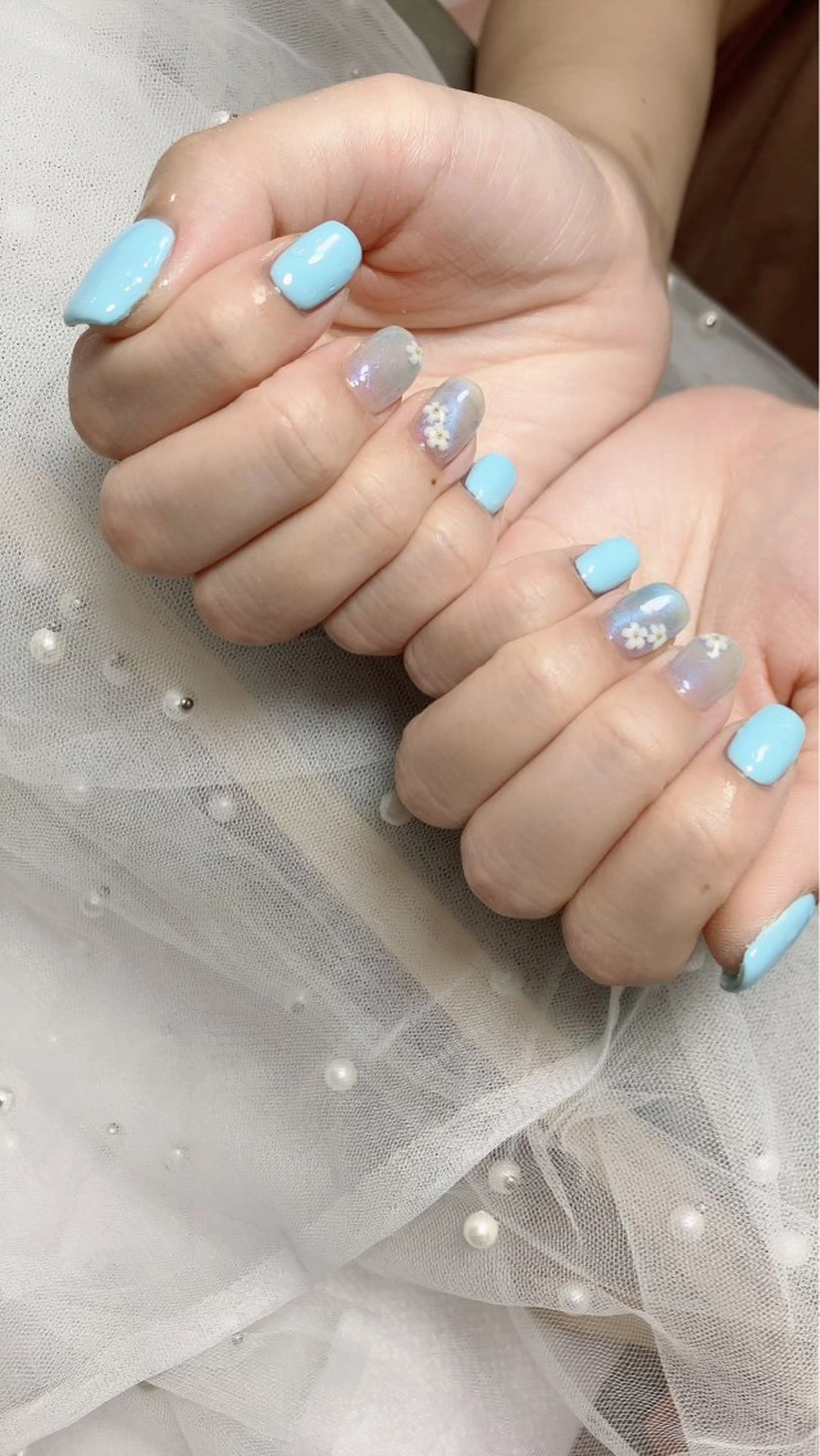 ショート カラー ネイル ハンドネイル Nail NaNaのネイルデザイン